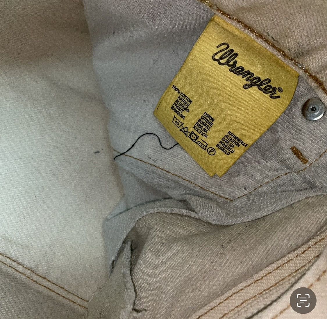 Vintage × Wrangler Wrangler Blue Bell Selvedge Denim RARE Size US 31 - 6 Thumbnail