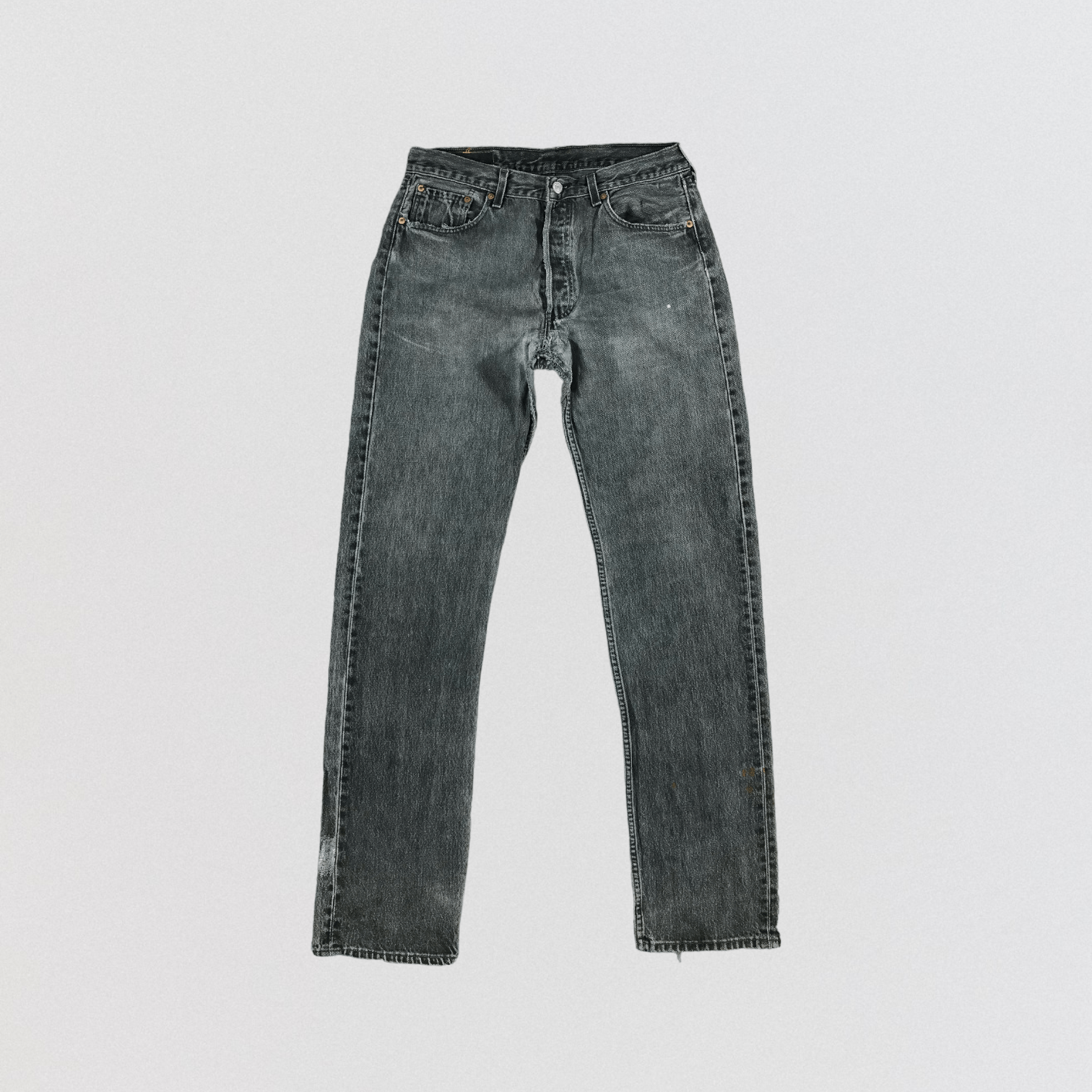 Levi's Vintage Faded Black Levis 501 Jeans-JM3040 Size US 32 / EU 48 - 1 Thumbnail