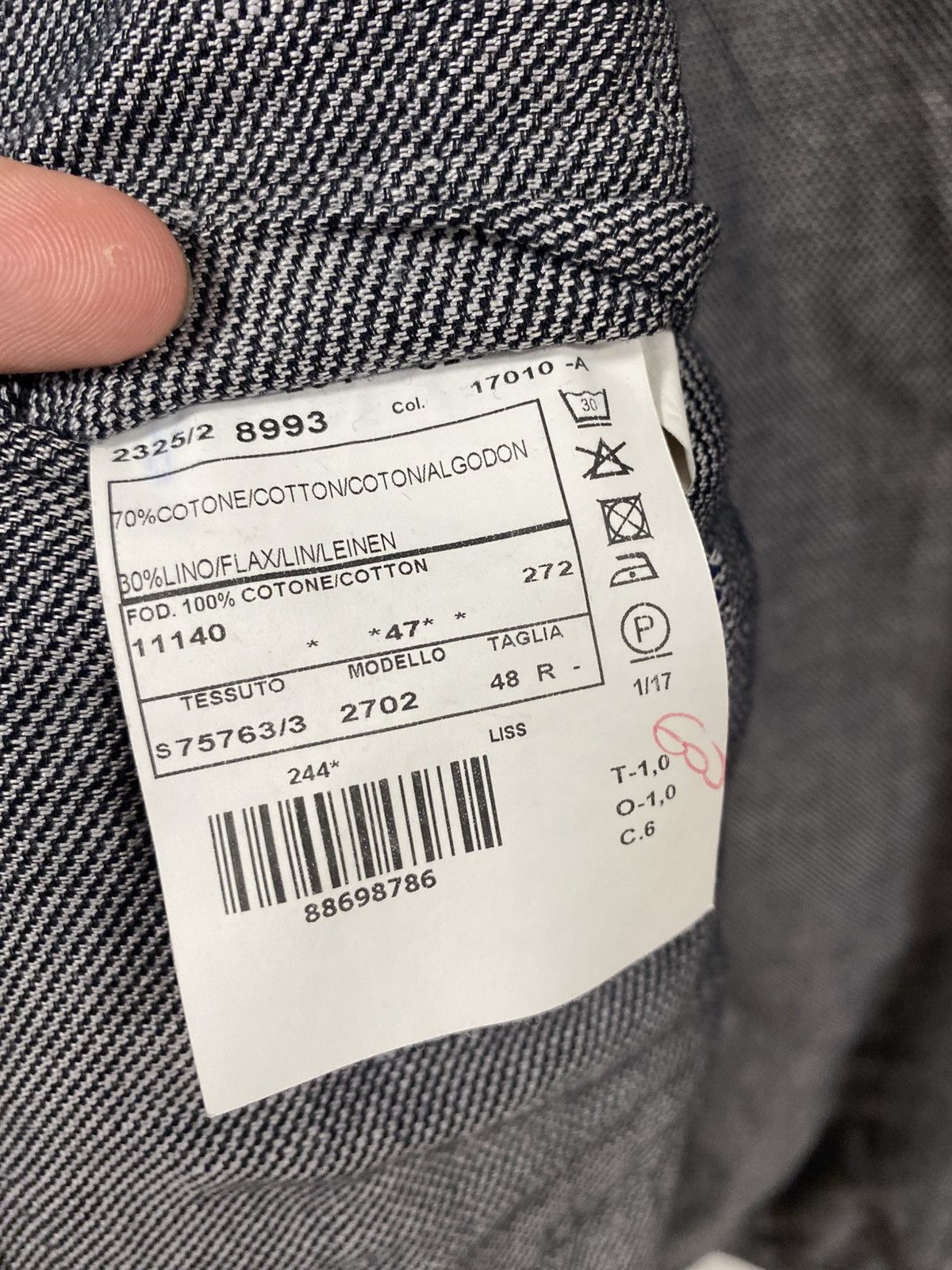 Boggi Boggi Milano unlined two-button blazer with patch pockets 48 Size 48R - 6 Thumbnail