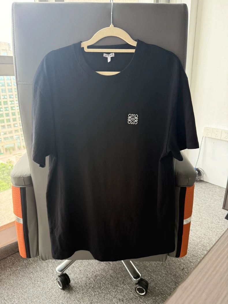 LOEWE Black short-sleeved T-shirt