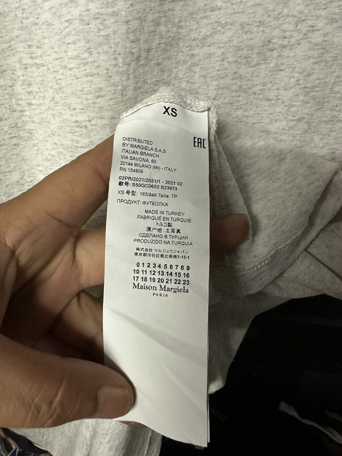 Maison Margiela Maison Margiela Plain Tee Organic Cotton Size US S / EU 44-46 / 1 - 4 Thumbnail