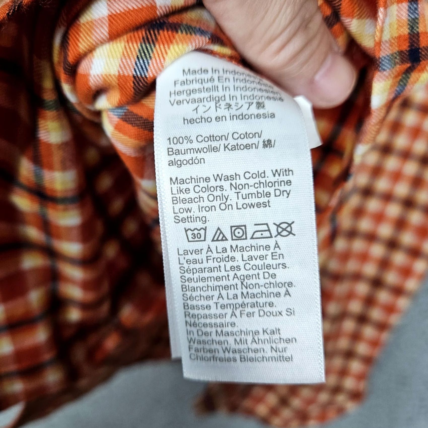 J.Crew J.CREW Plaid Flannel Shirt Multi Color Size M Women Front Collared Long Sleeve Casual Basic Blouse Size M / US 6-8 / IT 42-44 - 7 Thumbnail