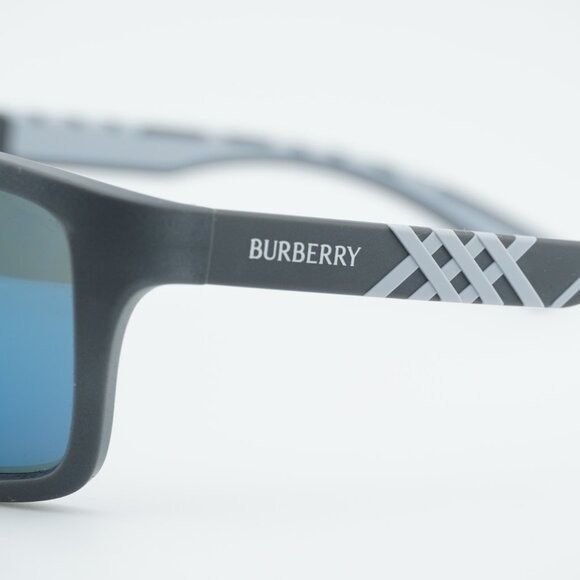 Burberry Burberry BE4483 423355 Sunglasses Grey Rectangle Frame Size ONE SIZE - 2 Thumbnail