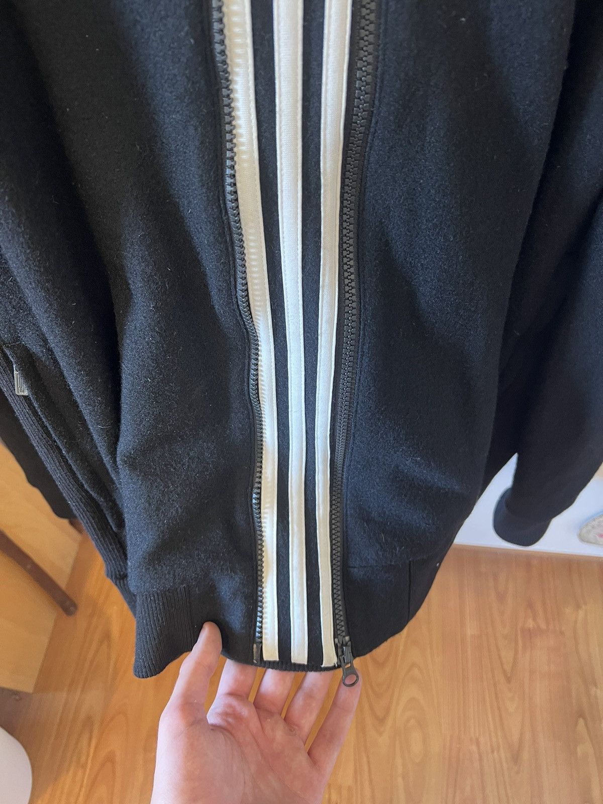 Adidas × Y-3 × Yohji Yamamoto Wool Y-3 Track Jacket Size US XL / EU 56 / 4 - 8 Thumbnail