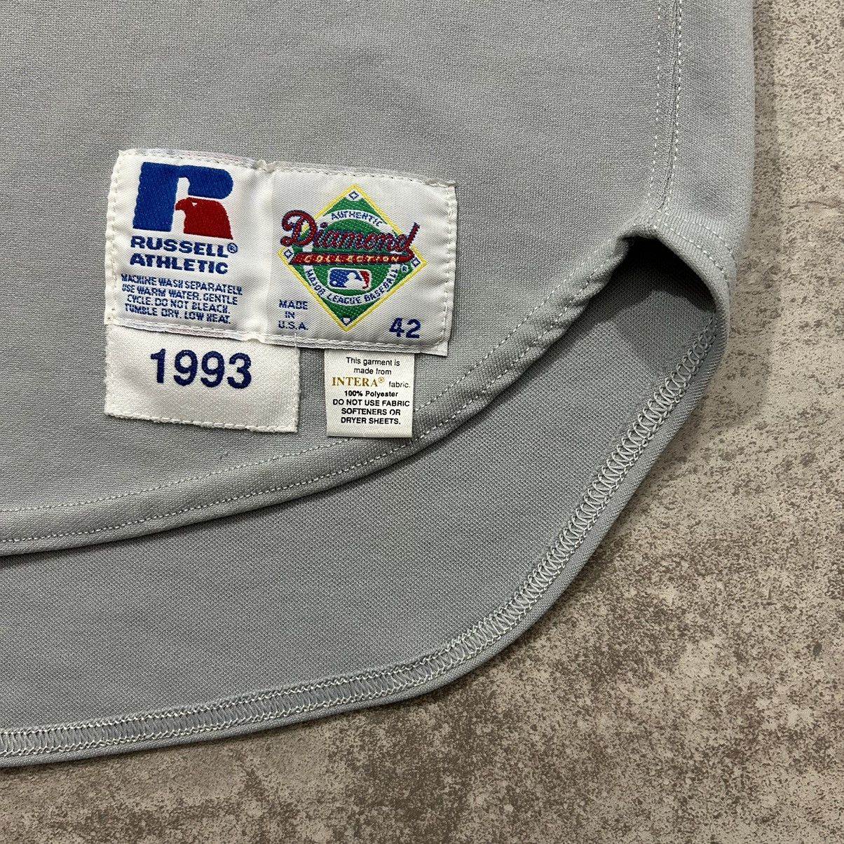 MLB × Russell Athletic × Vintage VTG 90s MLB TEXAS RANGERS RUSSELL AUTHENTIC JERSEY Oliveras Size US L / EU 52-54 / 3 - 5 Thumbnail