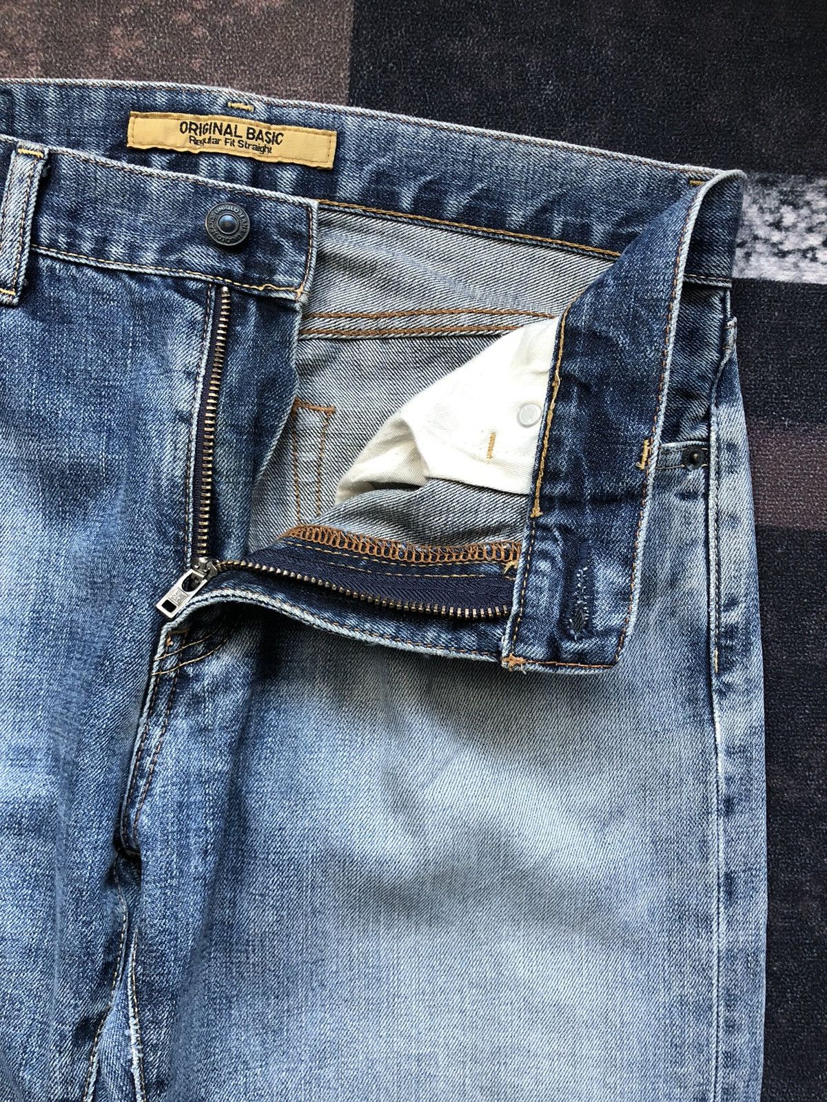 Japanese Brand × Vintage Vintage Uniqlo Japanese Brand Blue Faded Jeans Size US 31 - 6 Thumbnail