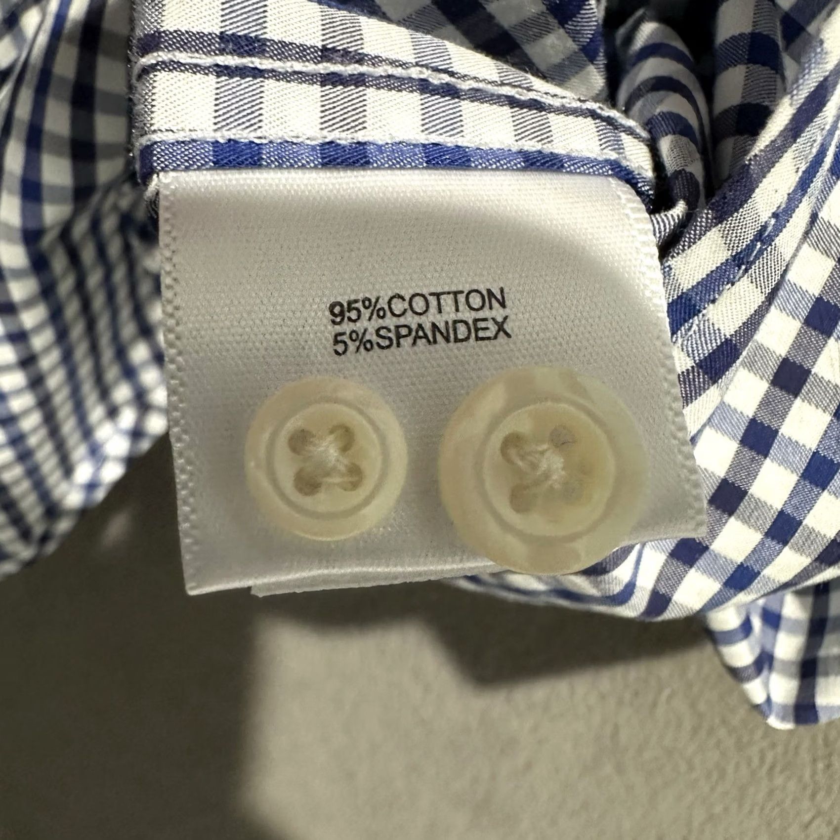 Peter Millar Peter Millar Ferdinand Sports Shirt Mens XL White/Blue Check Button Down EUC Size US XL / EU 56 / 4 - 6 Thumbnail