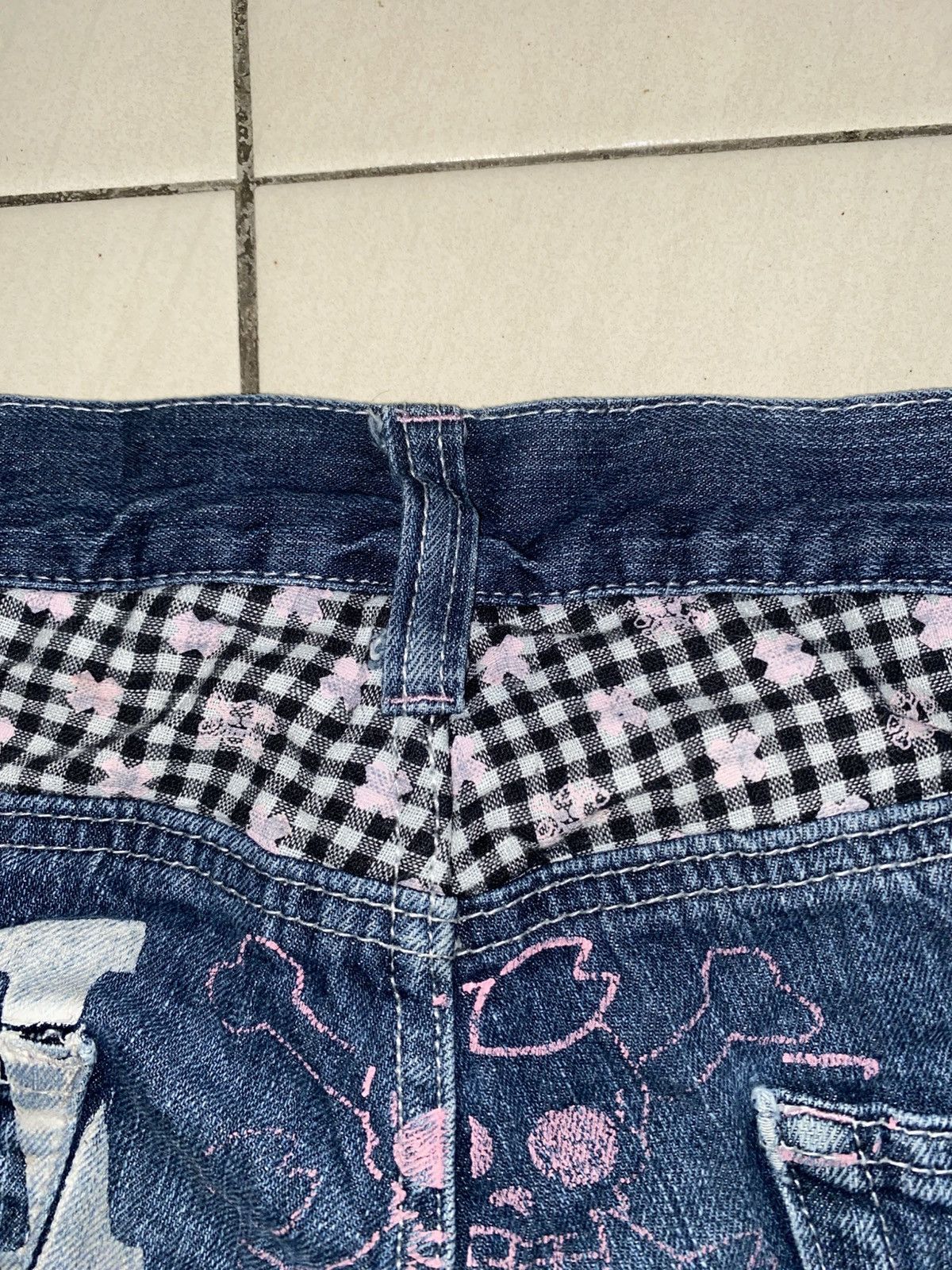 Japanese Brand Vintage One Piece Tony Chopper Evisu Style Jeans Size US 32 / EU 48 - 14 Thumbnail