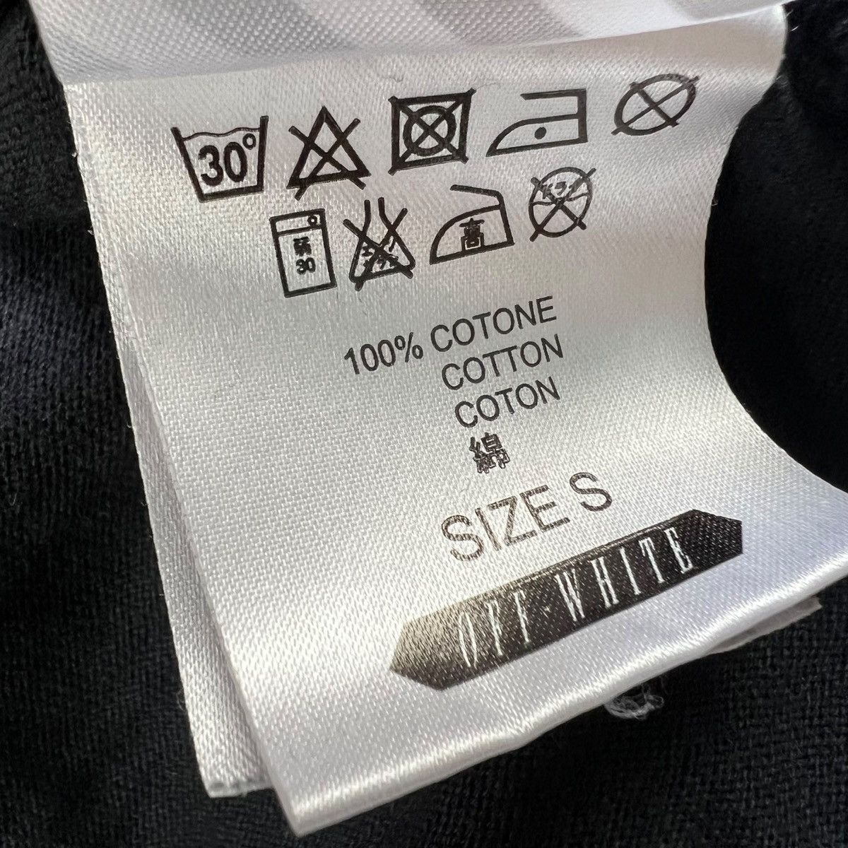 Off-White Off-White Blue Collar Diagonal Long Sleeve T Shirt Size US S / EU 44-46 / 1 - 7 Thumbnail