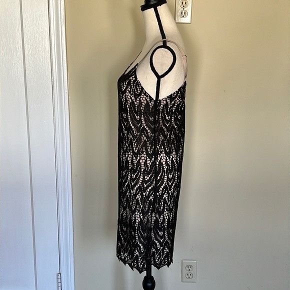 Alice + Olivia Alice + Olivia Emmie Lace Overlay Dress Size XS / US 0-2 / IT 36-38 - 5 Thumbnail