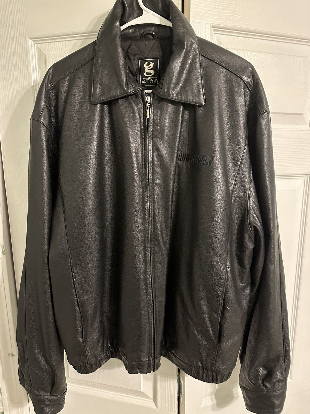 Gear for Sports × NASCAR NASCAR Genuine Leather Bomber Jacker XL Size US XL / EU 56 / 4 - 1 Thumbnail