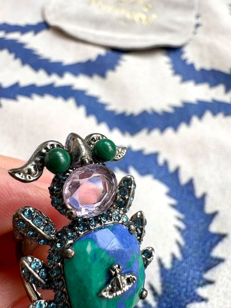 Vivienne Westwood Vivienne Westwood Vintage insect turquoise ring Size ONE SIZE - 6 Thumbnail