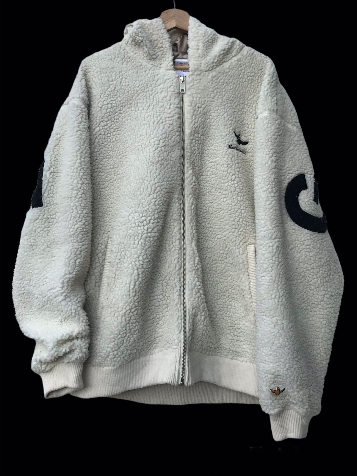 Krooked Mark Gonzales Boa Fleece Hoodie Jacket Size US L / EU 52-54 / 3 - 2 Thumbnail