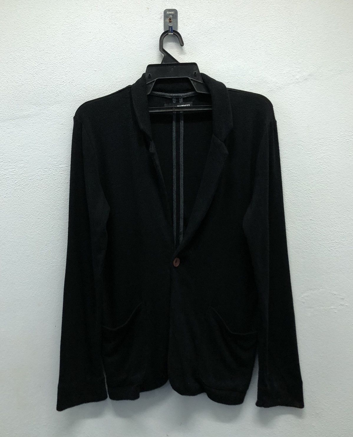 Katharine Hamnett London × Vintage Hamnett Men's Black Casual Blazer (Medium) Size US M / EU 48-50 / 2 - 1 Thumbnail