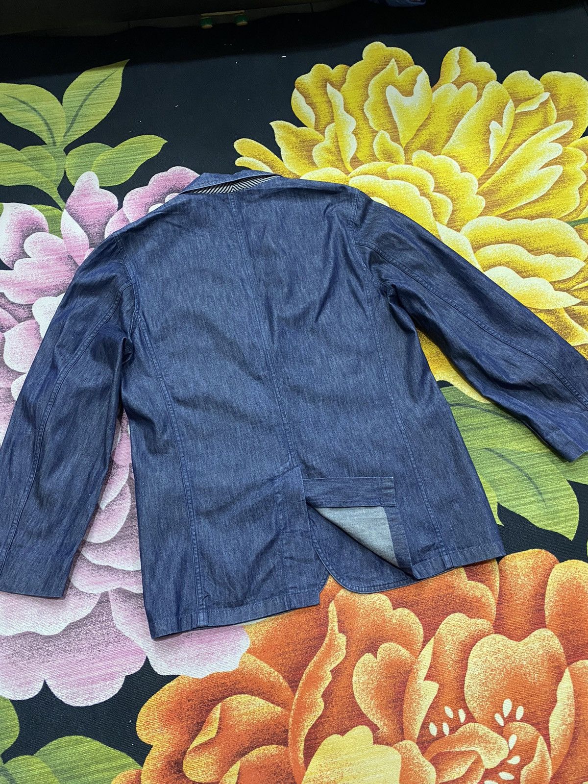 agnes b. Vintage Agnes B. Homme Paris Denim Coat Jacket Size US L / EU 52-54 / 3 - 5 Thumbnail