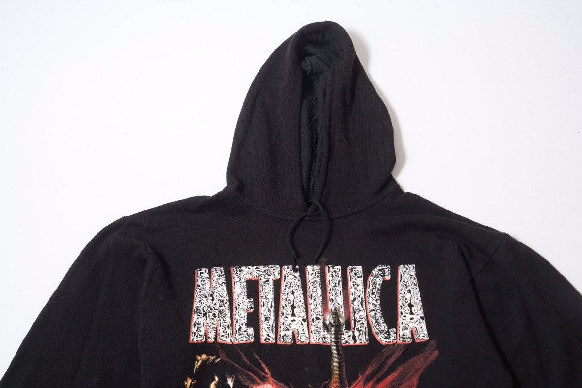 Metallica Vintage 90s Metallica Dragon Print Metal Band Tee Hoodie L Size US L / EU 52-54 / 3 - 3 Thumbnail