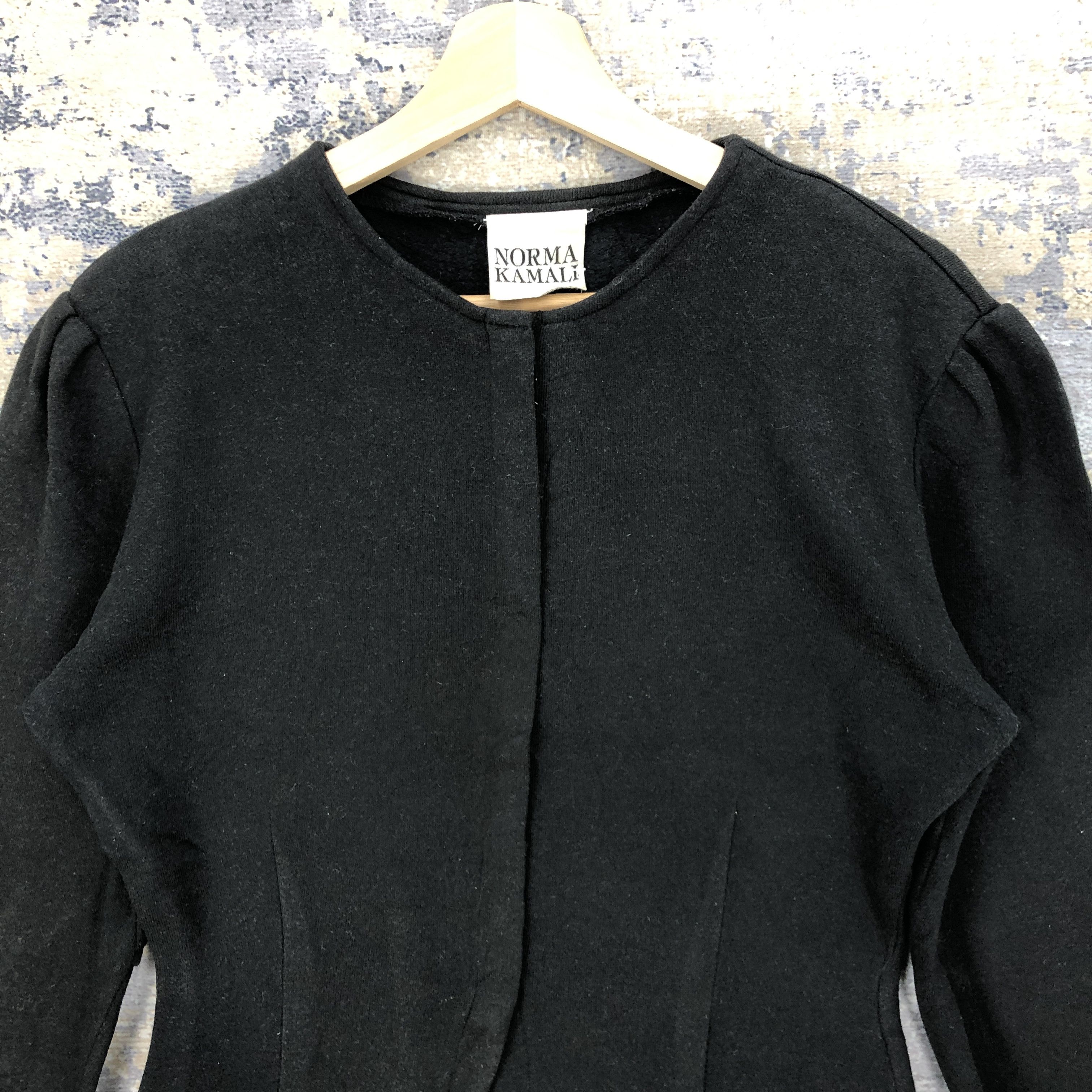 Vintage Y2K Norma Kamali Sweater Button Up Sweatshirt Jumper