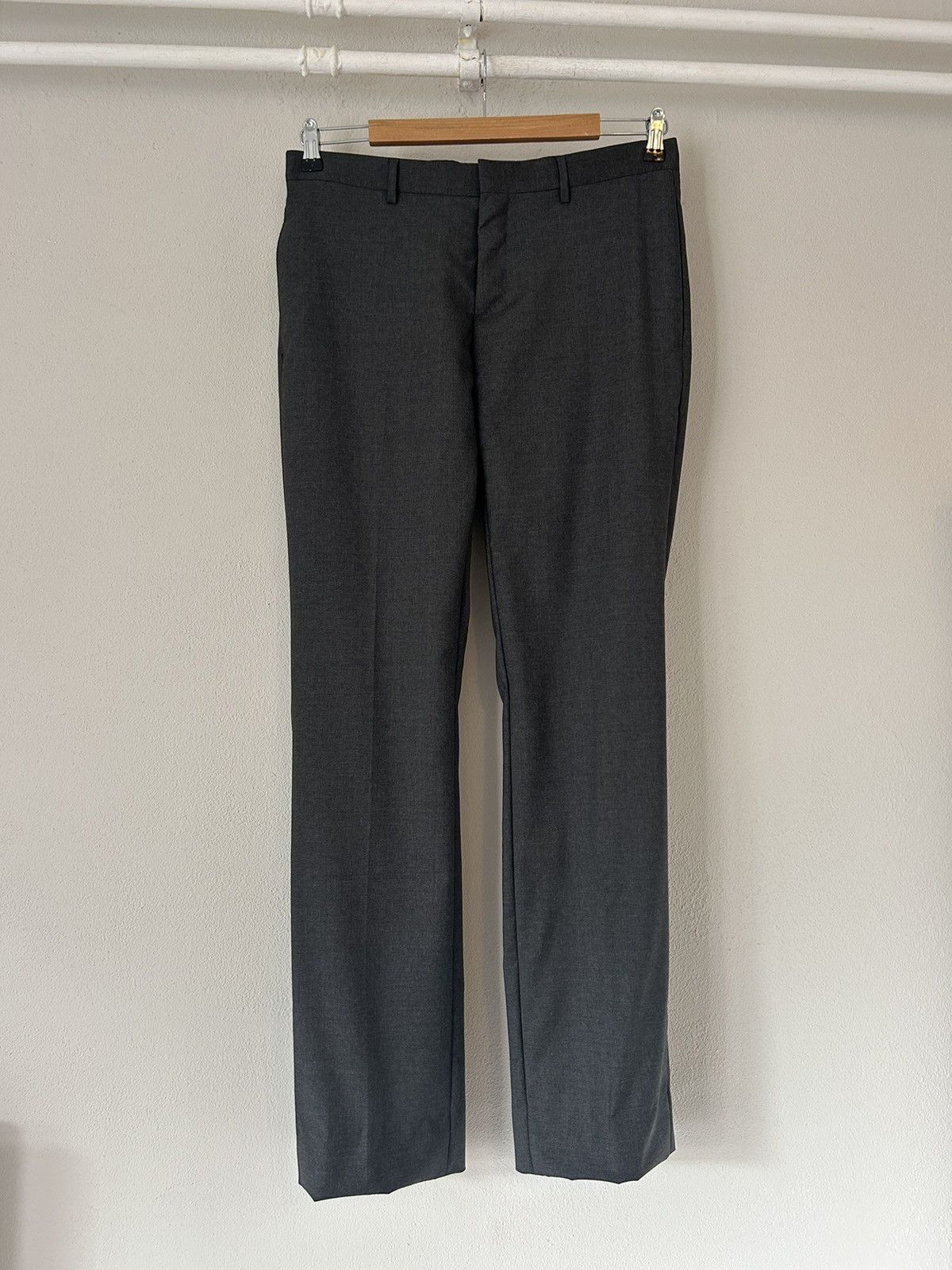Dior Grey Wool Pants Size US 32 / EU 48 - 1 Thumbnail