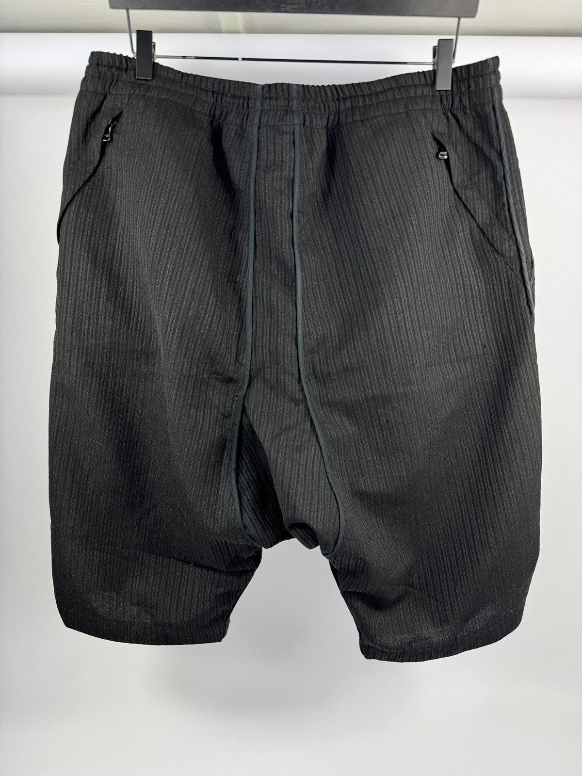 Abasi Rosborough 1 of 25 LIMITED EDITION BLACK STRIPED BAGGY SHORTS Size US 32 / EU 48 - 2 Thumbnail