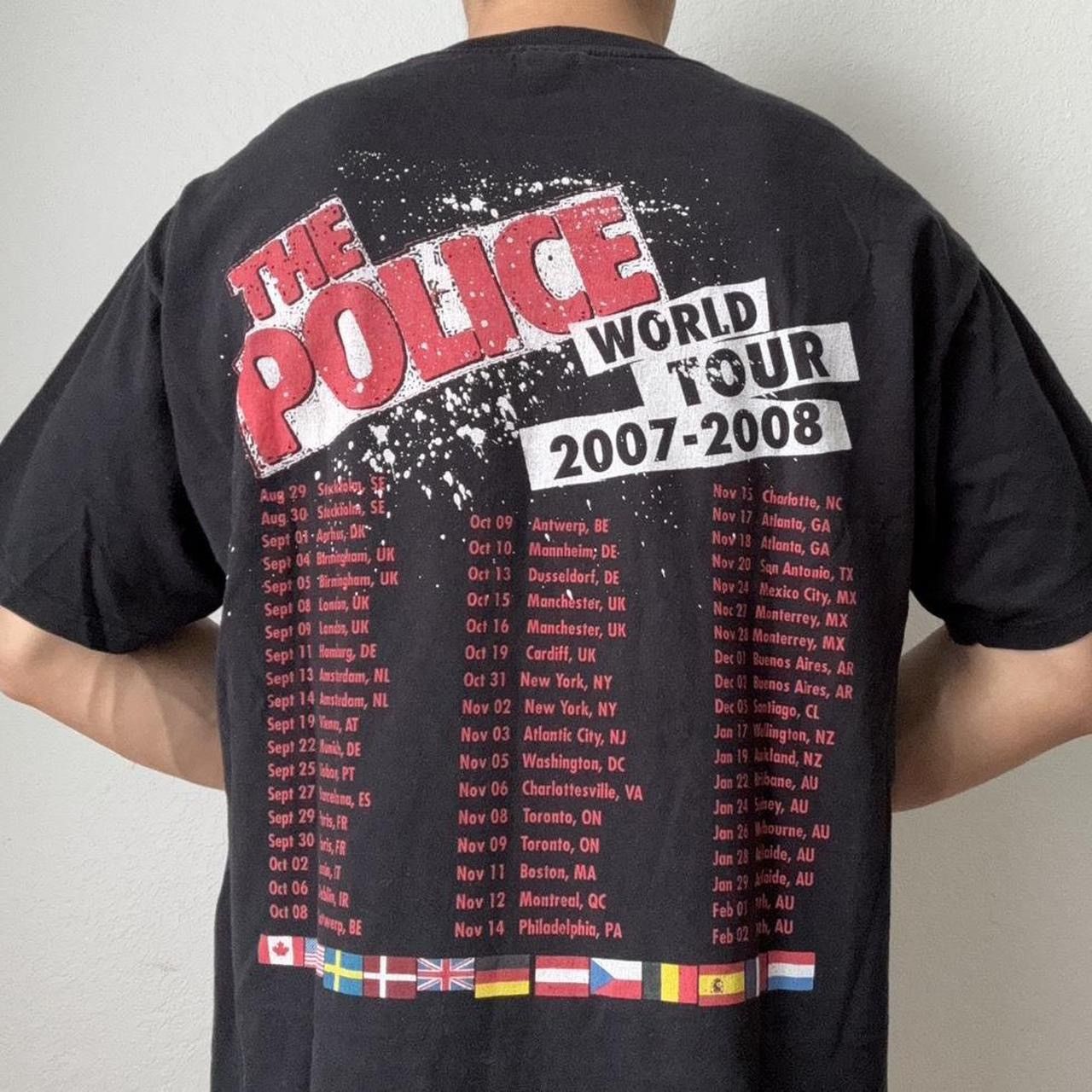 Band Tees × Vintage Vintage 2007 The Police World Tour Band Graphics Tee Shirt Size US XL / EU 56 / 4 - 4 Thumbnail