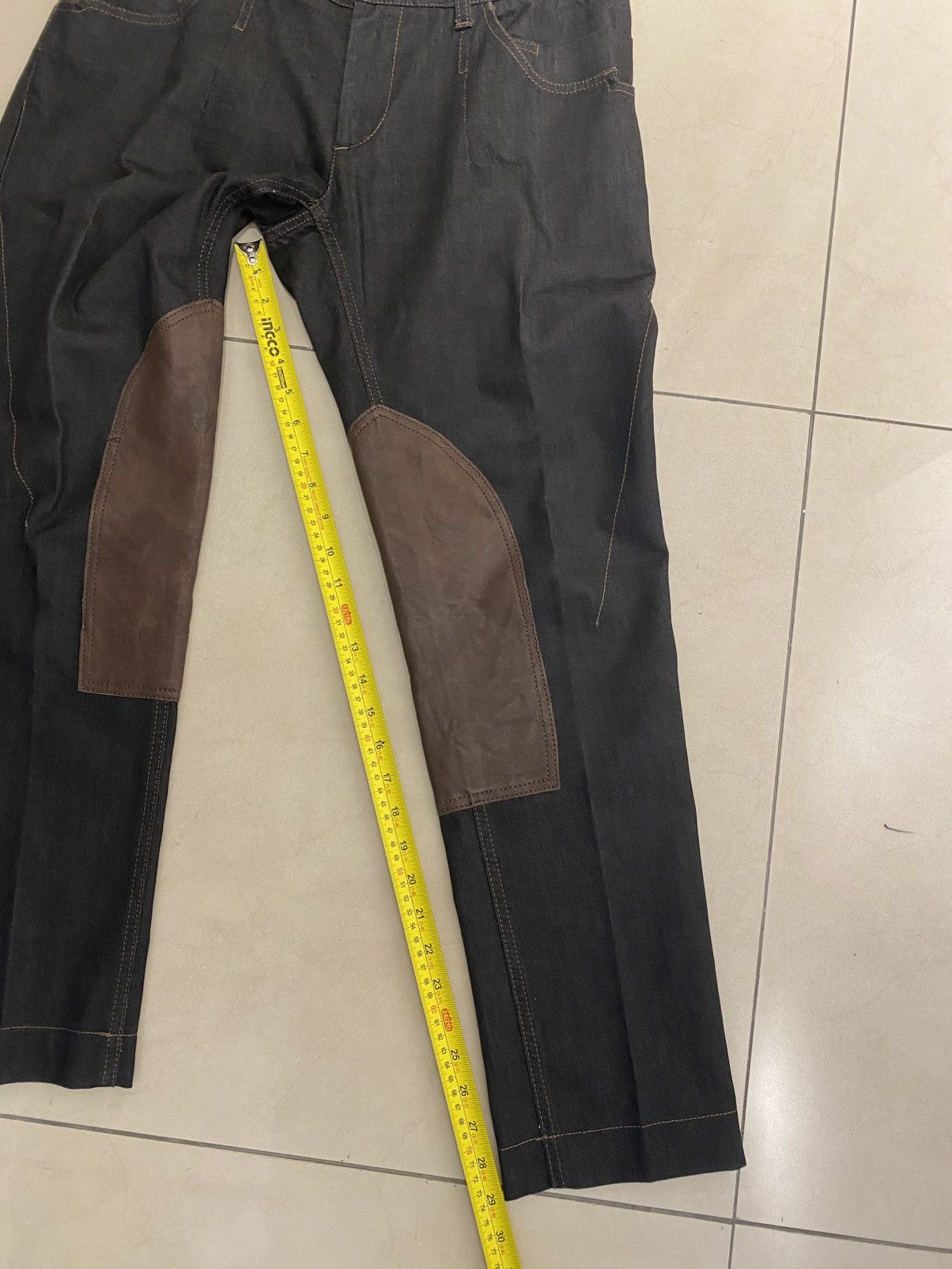 Dolce & Gabbana D&G 14 Classic Leather Patch Denim Size34” Size US 34 / EU 50 - 11 Thumbnail