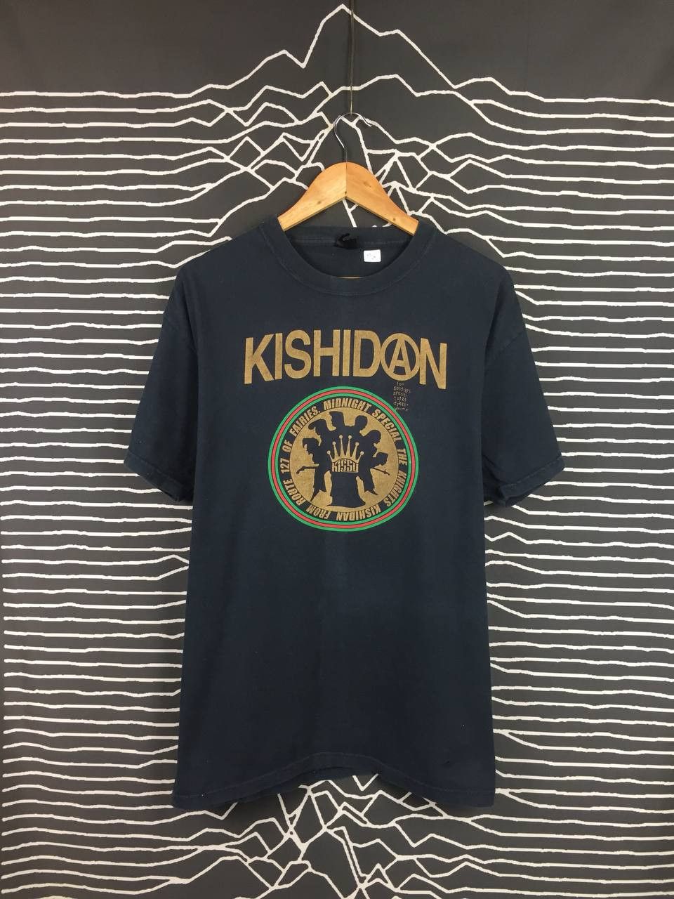 image of Band Tees x Rock Band Kishidan Japanese Rock Band Kisarazu Nightmare Destroy Tee in Black (Size Lar