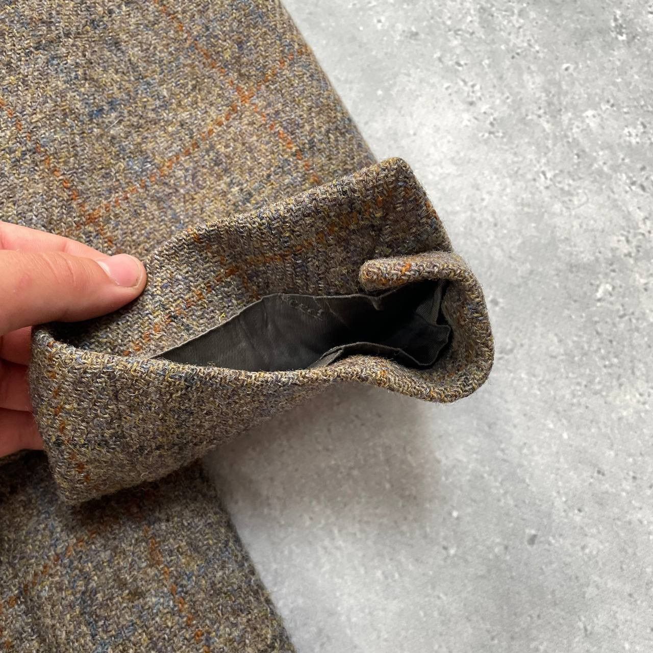 Harris Tweed Vintage Harris Tweed Walbusch Wool Blazer Gray Size 26 Size 48R - 6 Thumbnail