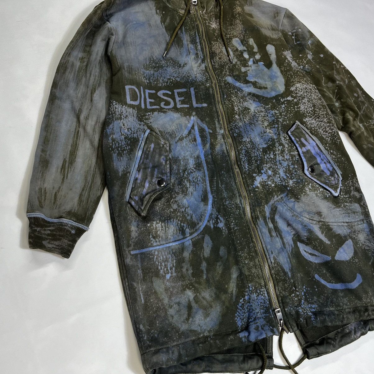 Diesel Rare Diesel Custom 1of1 Art Dyed Jacket Size US S / EU 44-46 / 1 - 8 Thumbnail