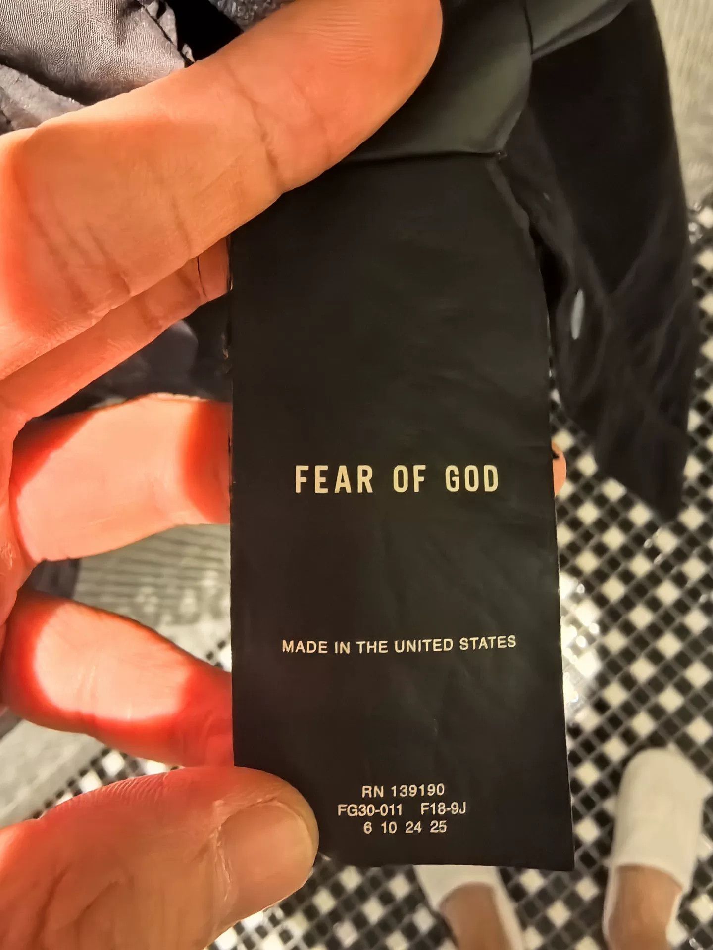 Fear of God fear of god black padded jacket size L Size US L / EU 52-54 / 3 - 5 Thumbnail
