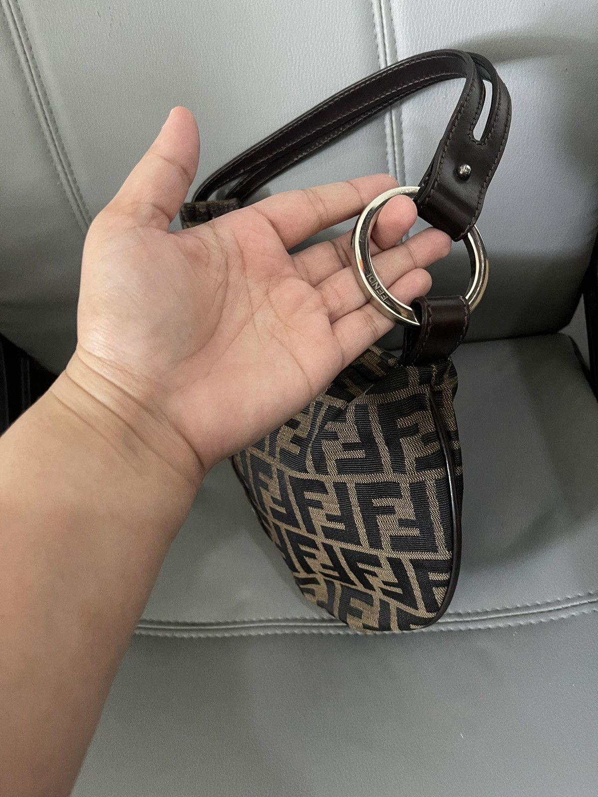 Fendi × Vintage Fendi Zucca Oyster Baguette Size ONE SIZE - 2 Thumbnail