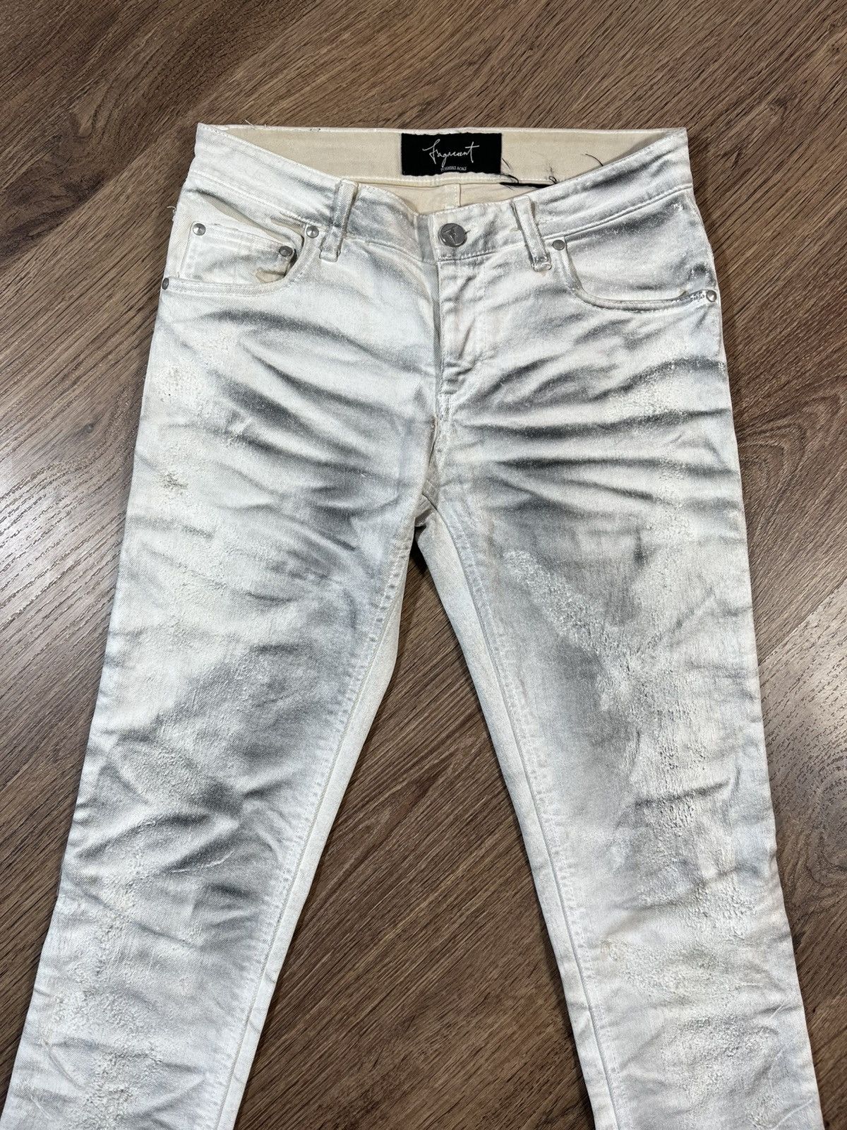 Fagassent Toshiki Aoki 💎FAGASSENT DISTRESSED PANTS Size 27" / US 4 / IT 40 - 3 Thumbnail