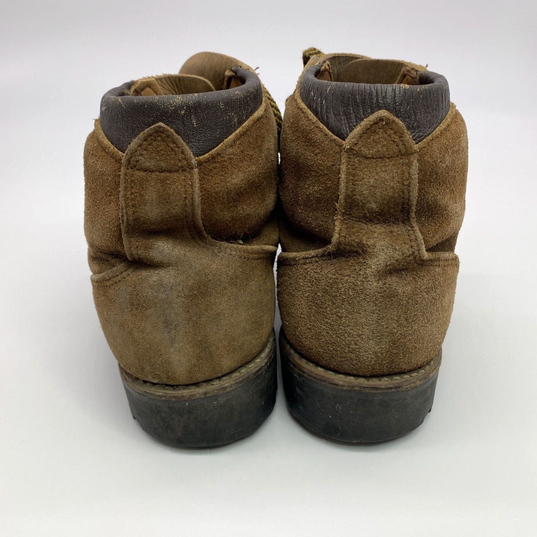 Vibram VINTAGE VASQUE VOYAGEUR BROWN SUEDE MOUNTAINEERING BOOTS 7.5 N VIBRAM 1970s Womens Size US 8 / IT 38 - 4 Thumbnail