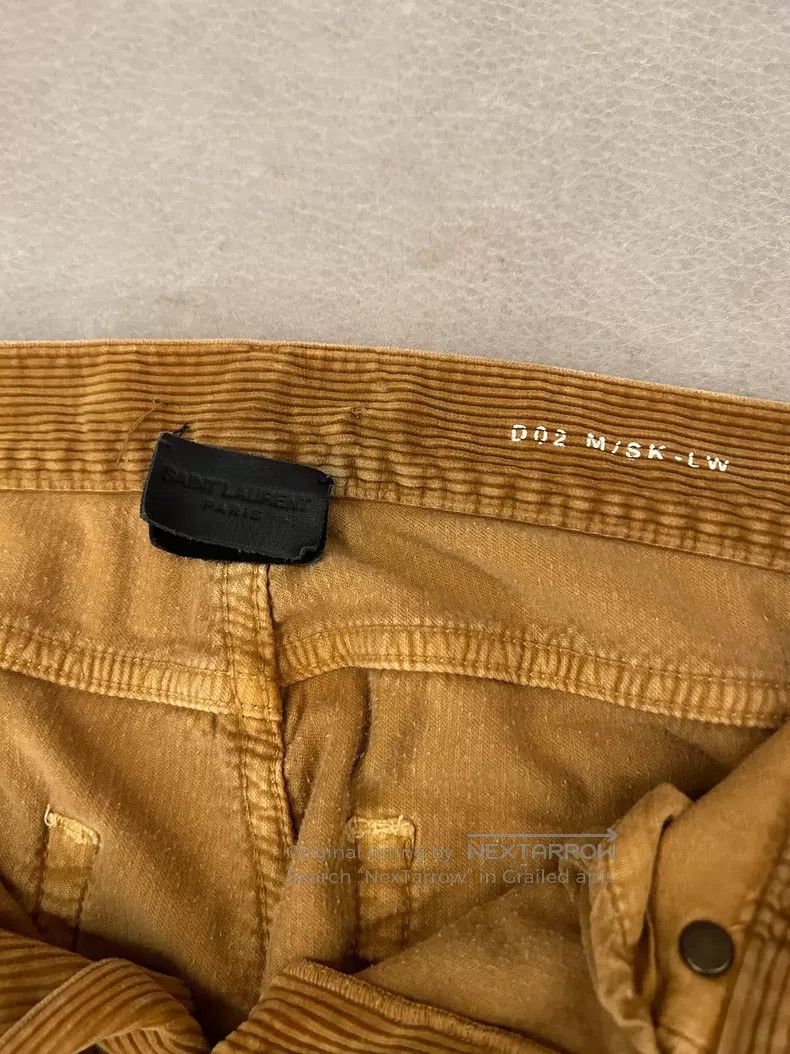 Saint Laurent Paris Saint Laurent Paris Caramel corduroy slim-fit pants i Size US 30 / EU 46 - 3 Thumbnail