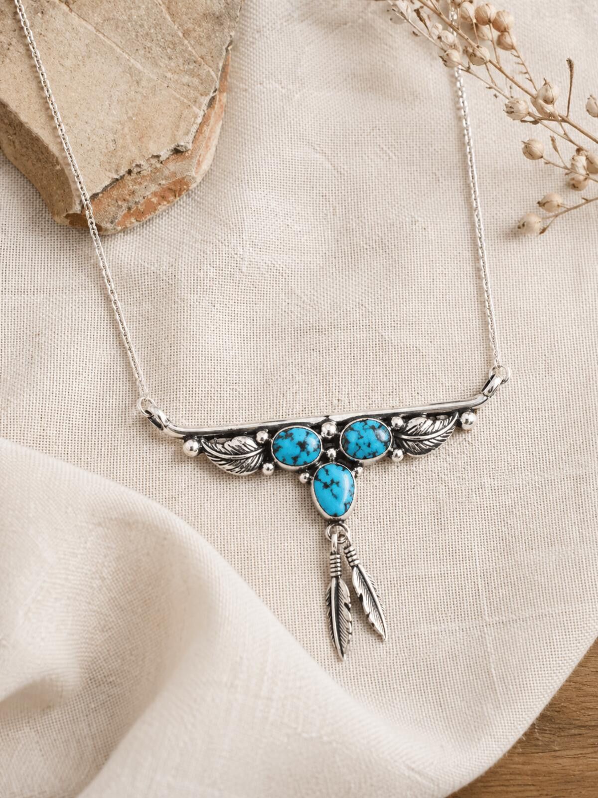 Other Robert Begay Navajo Sterling Turquoise Necklace Vintage Size ONE SIZE - 9 Thumbnail