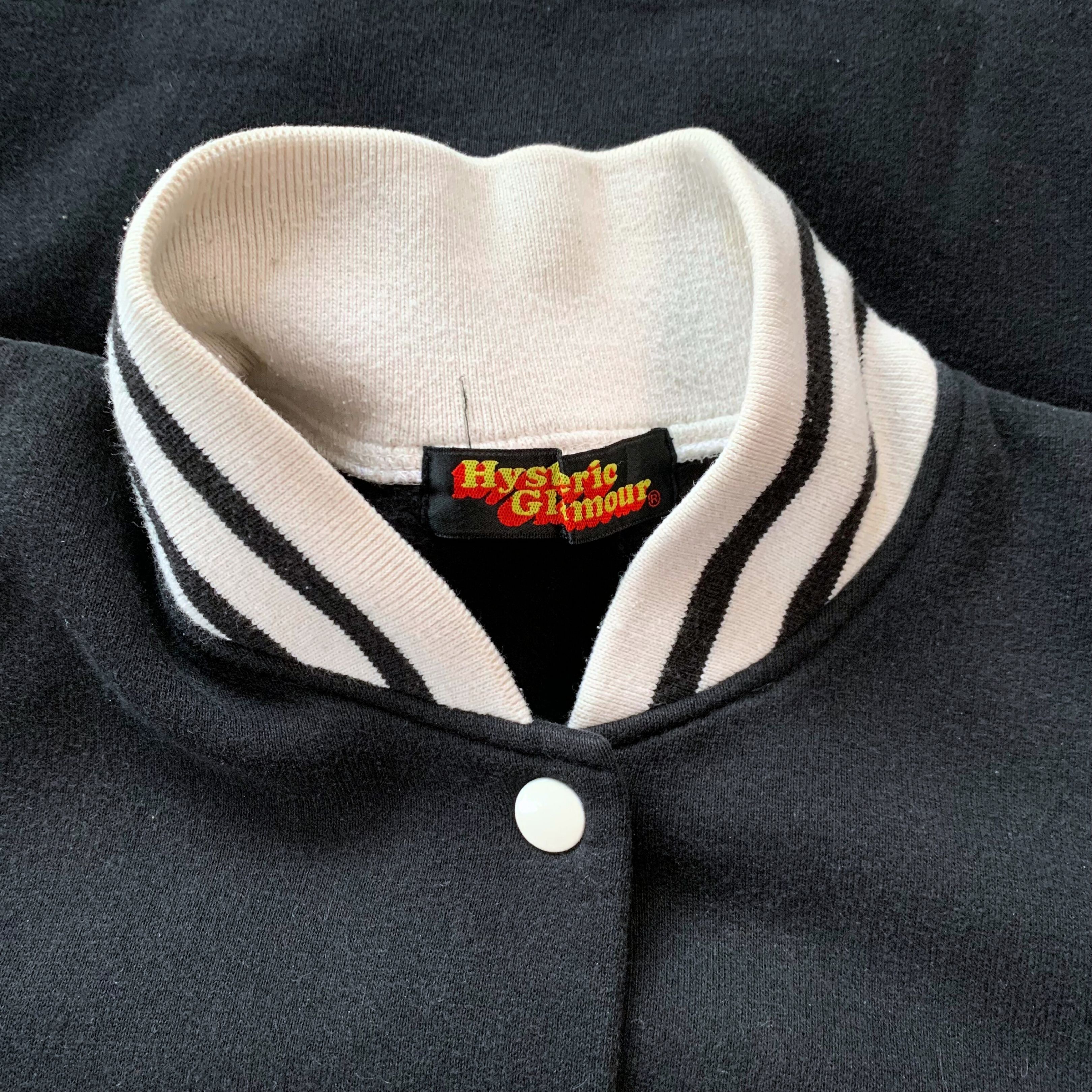 Hysteric Glamour × Japanese Brand × Vintage Vintage Hysteric Glamour Evil Women 1990s Varsity Jacket Size XS / US 0-2 / IT 36-38 - 6 Thumbnail