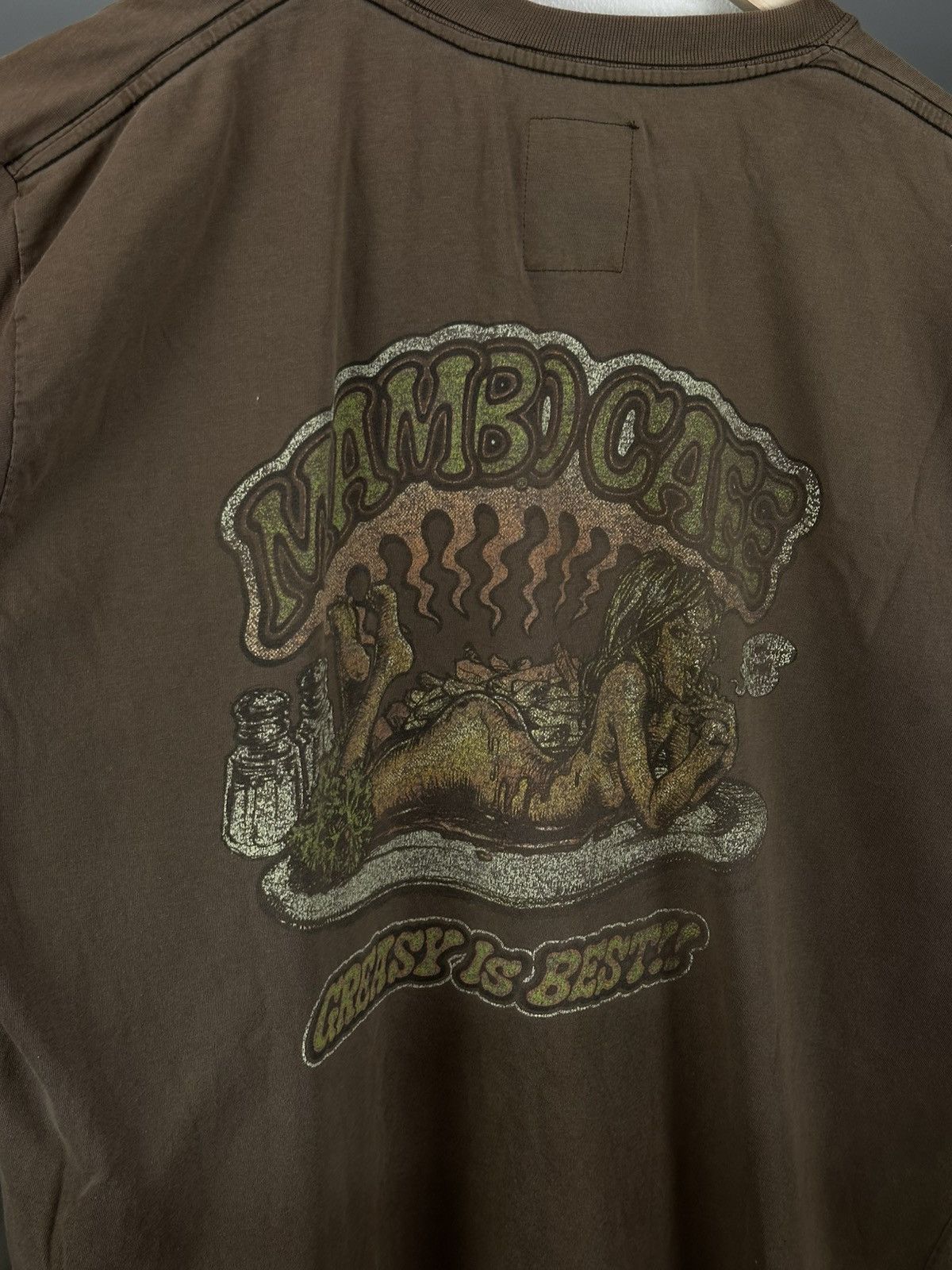 Vintage Vintage Mambo Cafe Brown Sun Faded Tee Shirts Surf Size US L / EU 52-54 / 3 - 7 Thumbnail