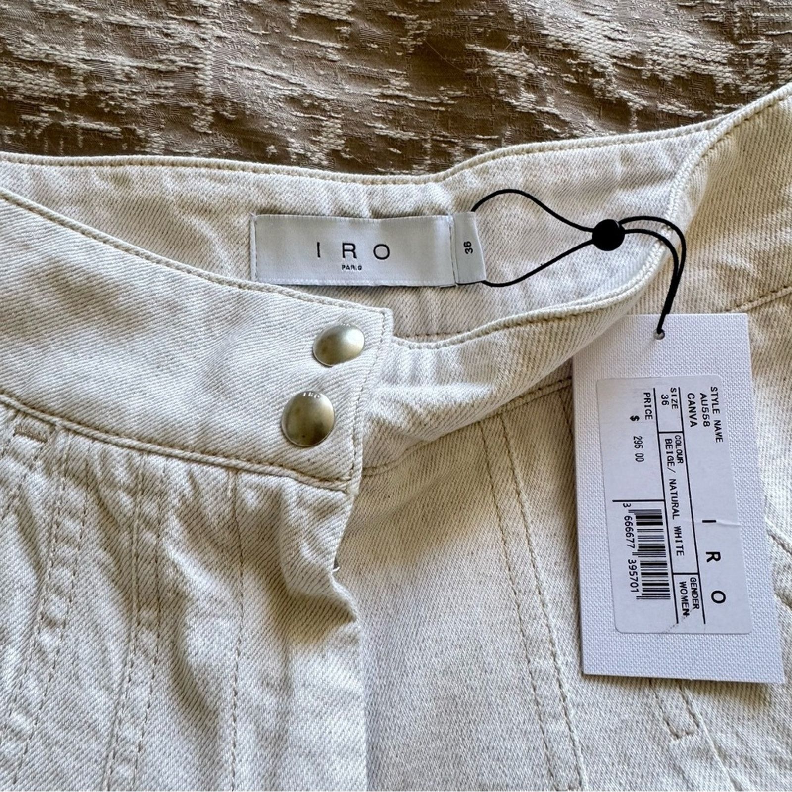 Iro NWT! IRO High-Waisted Women's Shorts, Size 36 (25-26 US ) Size 26" / US 2 / IT 38 - 14 Thumbnail
