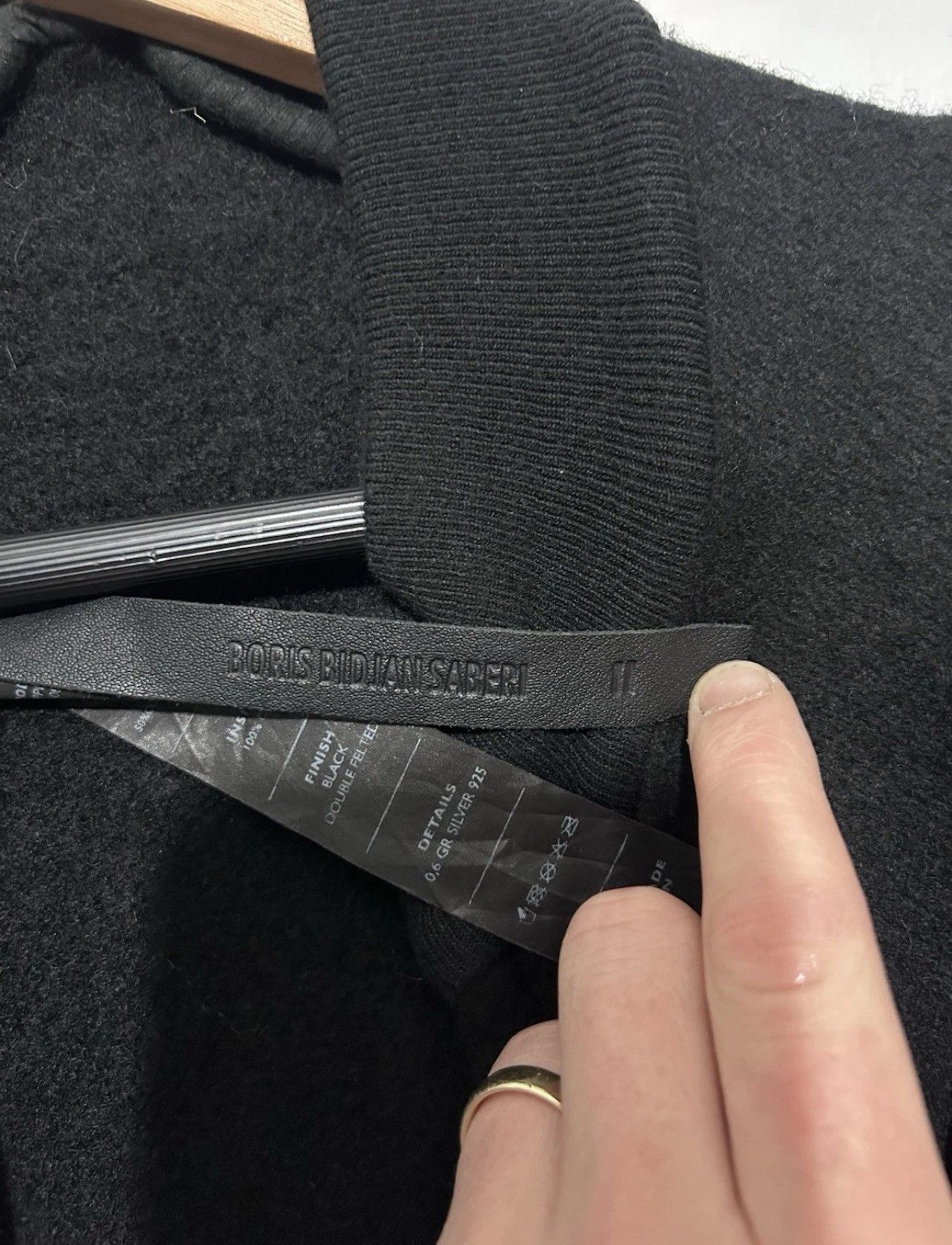 11 By Boris Bidjan Saberi Boris Bidjan Saberi 11 Black Coat, Pull Up Bottom. Size XL Size US XL / EU 56 / 4 - 11 Thumbnail