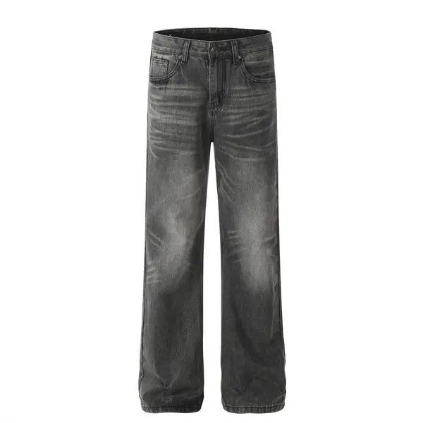 Japanese Brand Punk retro washed gradient men's distressed jeans y2k Size US 34 / EU 50 - 1 Thumbnail