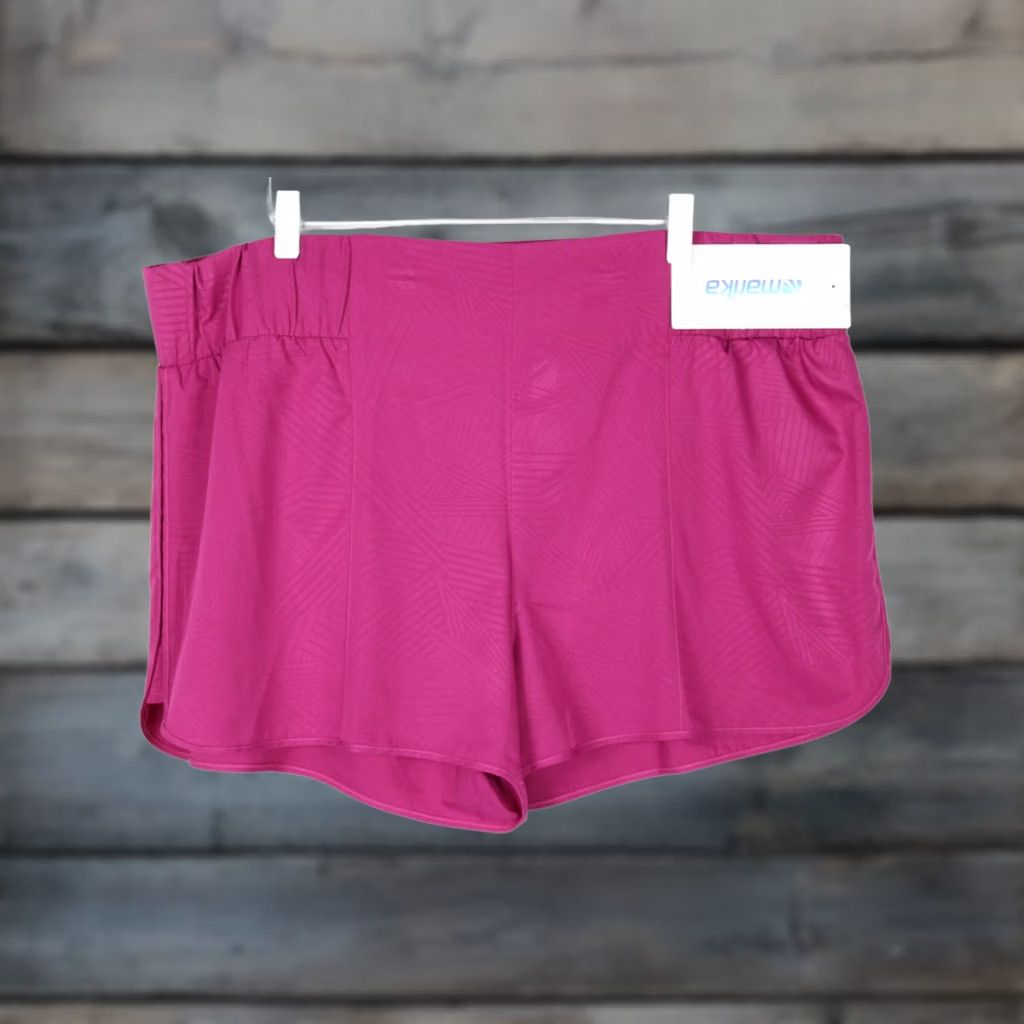 Vintage Marika Women's Kylie Shorts 3 inch XXL Festival Fuchsia Shorts Women XXL Festival Fuchsia Size 40" / US 18 - 1 Thumbnail