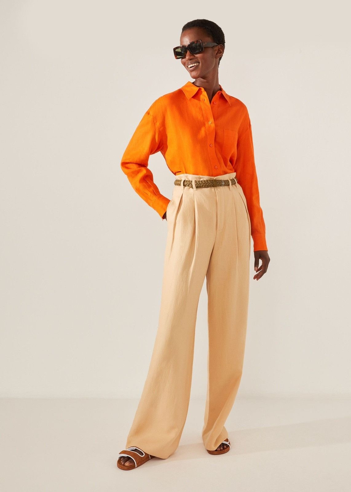 Loro Piana o1srvl11e0824 Thorne Pant in Beige Size 27" / US 4 / IT 40 - 4 Thumbnail