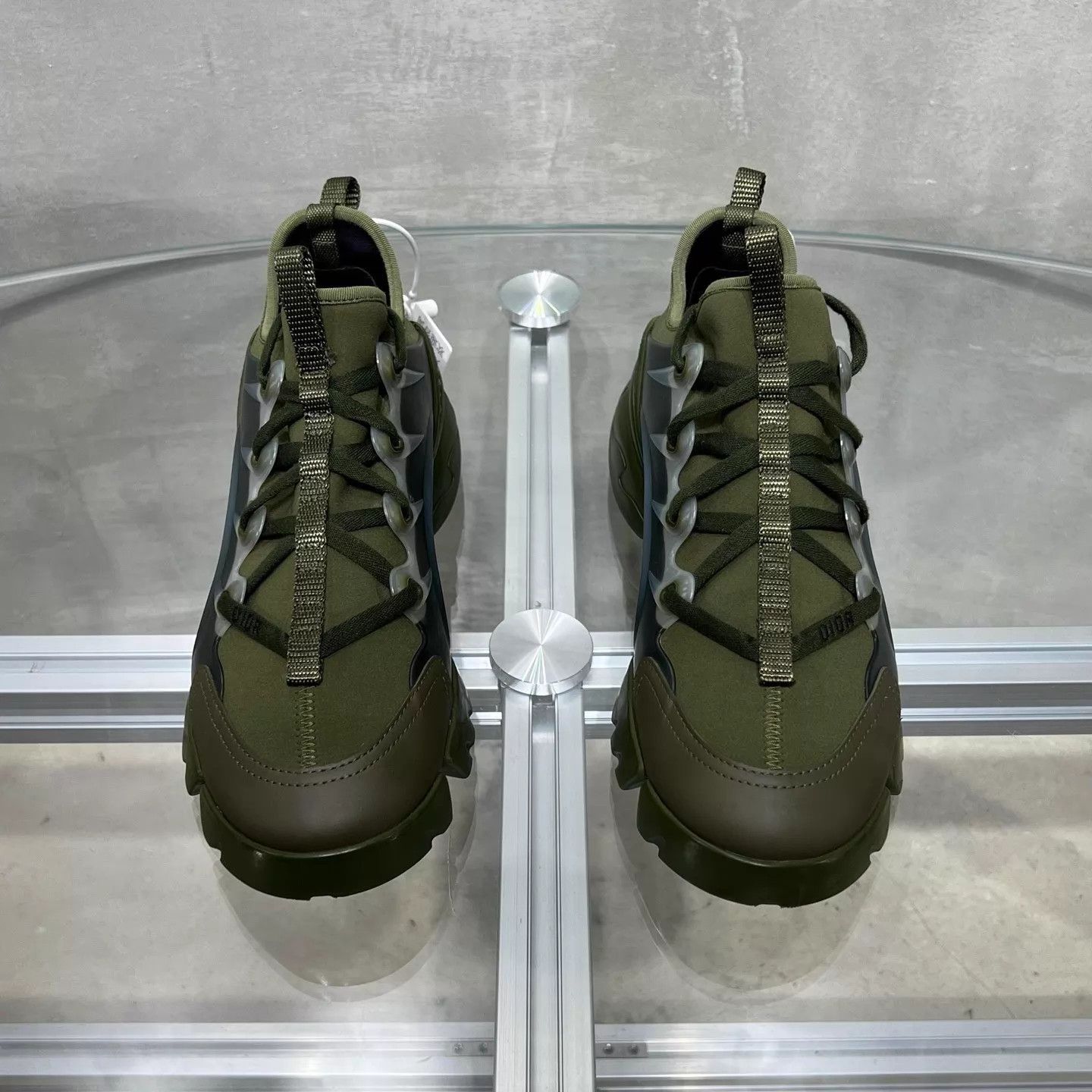Dior Dior D-Connect Dad Shoe Military Green 36.5 Size US 6 / IT 36 - 1 Thumbnail