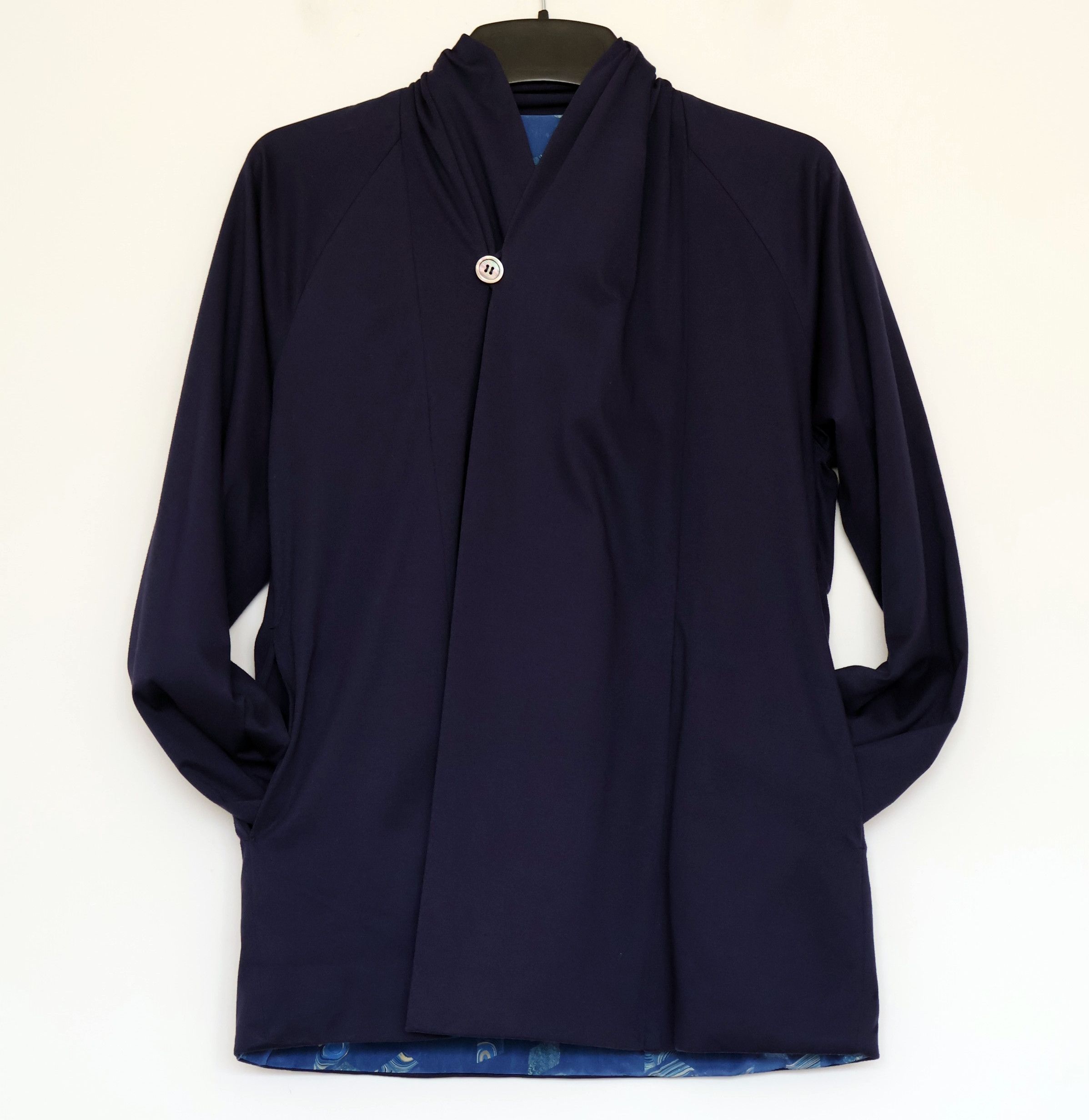 Blue Blue Japan Blue Blue Japan Reversible Printed Jersey Cady Jacket Size US XS / EU 42 / 0 - 8 Thumbnail