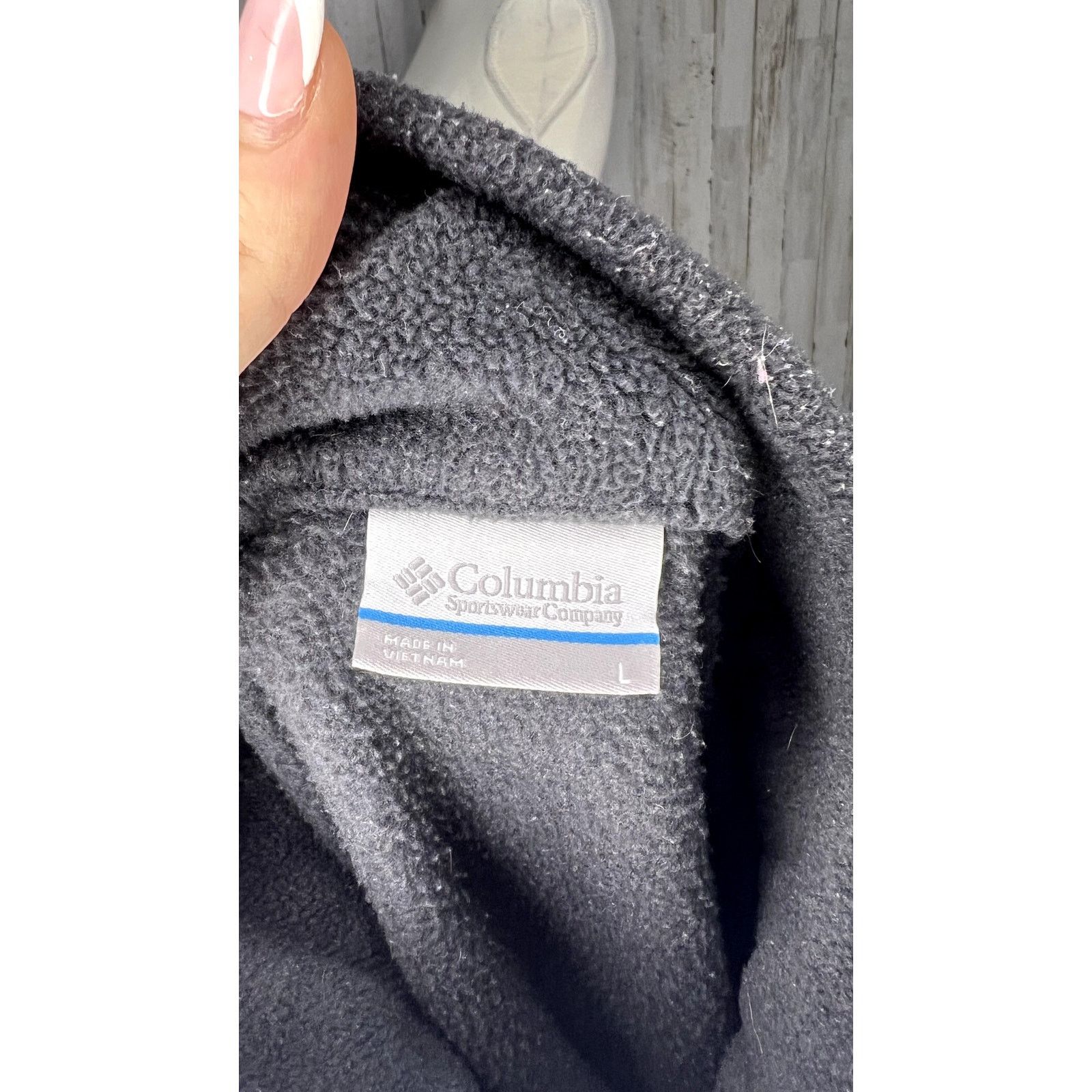 Columbia Columbia Womens Fleece Jacket Black Size Large Casual Zip-Up Size L / US 10 / IT 46 - 6 Thumbnail