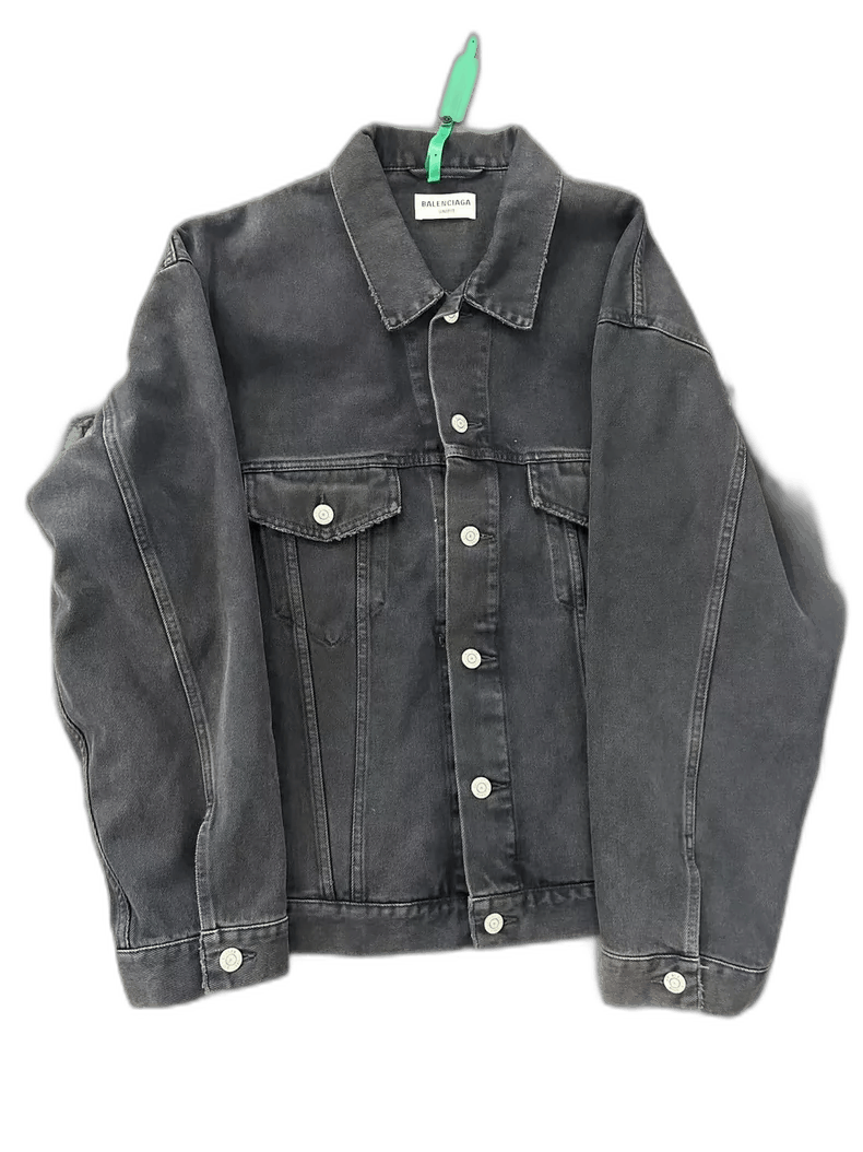 Balenciaga Balenciaga Black Denim Jacket Size S Size US S / EU 44-46 / 1 - 1 Thumbnail