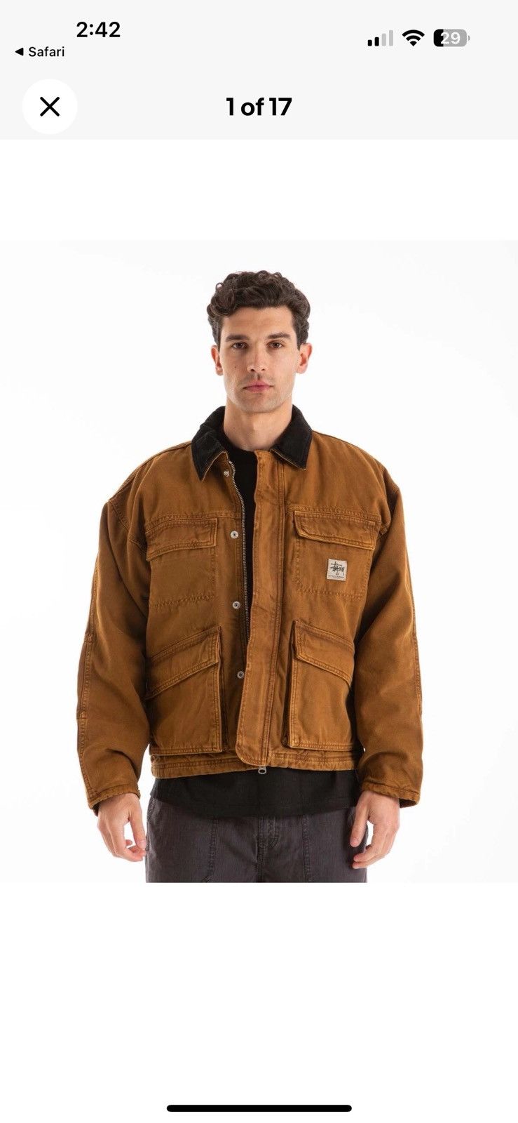 Stussy Stussy Washed Canvas Shop Jacket Size US M / EU 48-50 / 2 - 7 Thumbnail