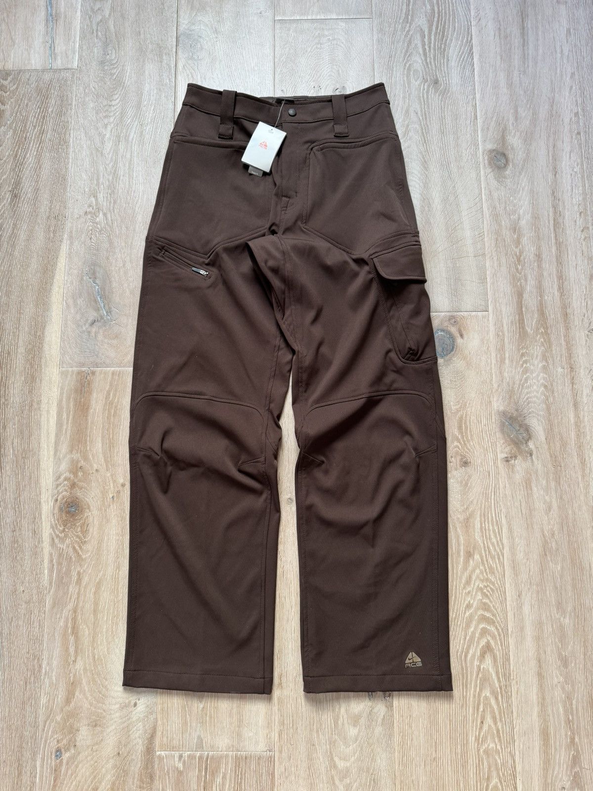 Nike ACG × Vintage Vintage 00s Nike ACG Cargo Utility Pants Brown NEW!! 👖 Size US 28 / EU 44 - 1 Thumbnail