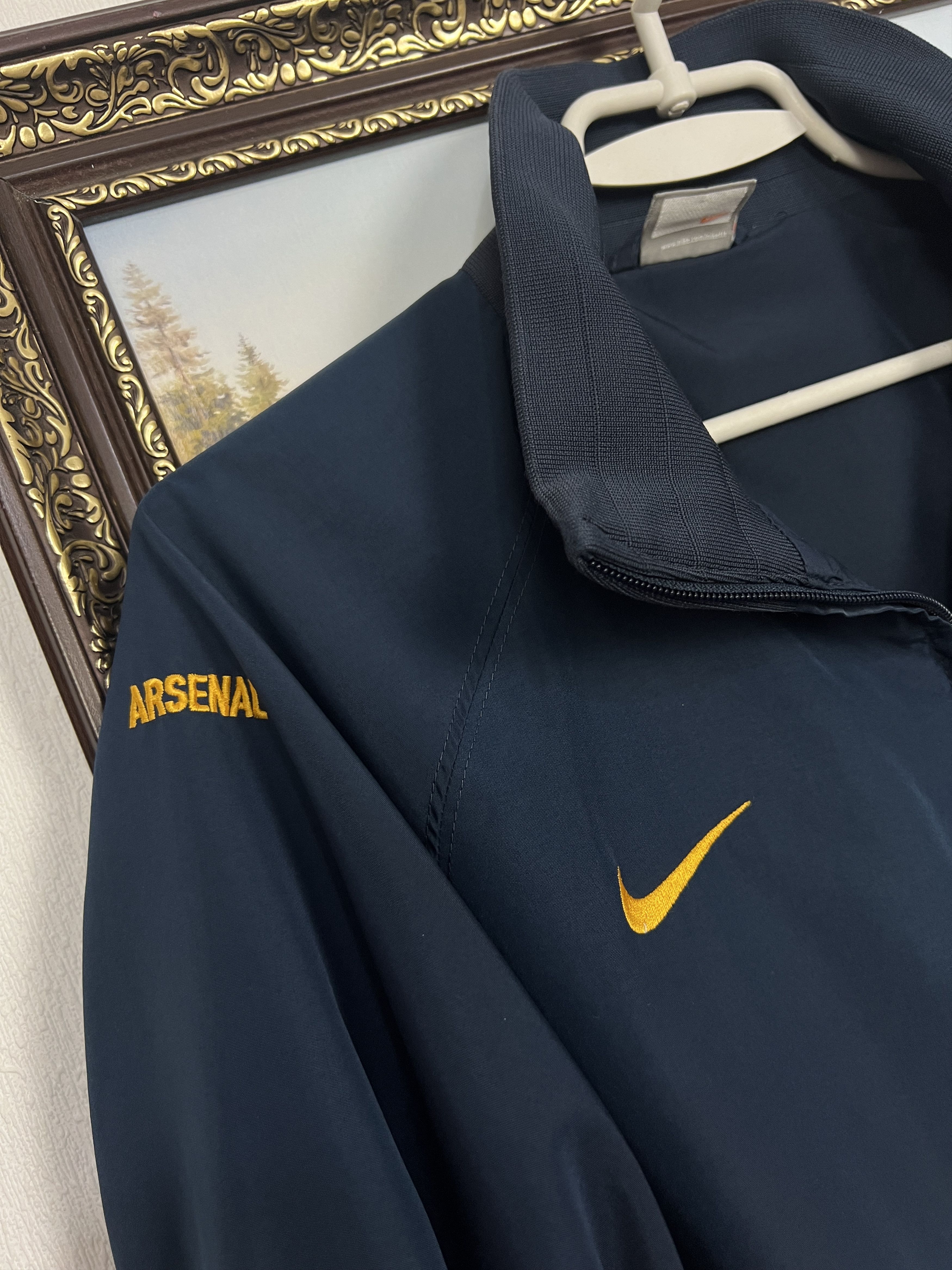Nike Vintage Arsenal Football Jacket Soccer Track Top Gunners Zip Size US L / EU 52-54 / 3 - 4 Thumbnail