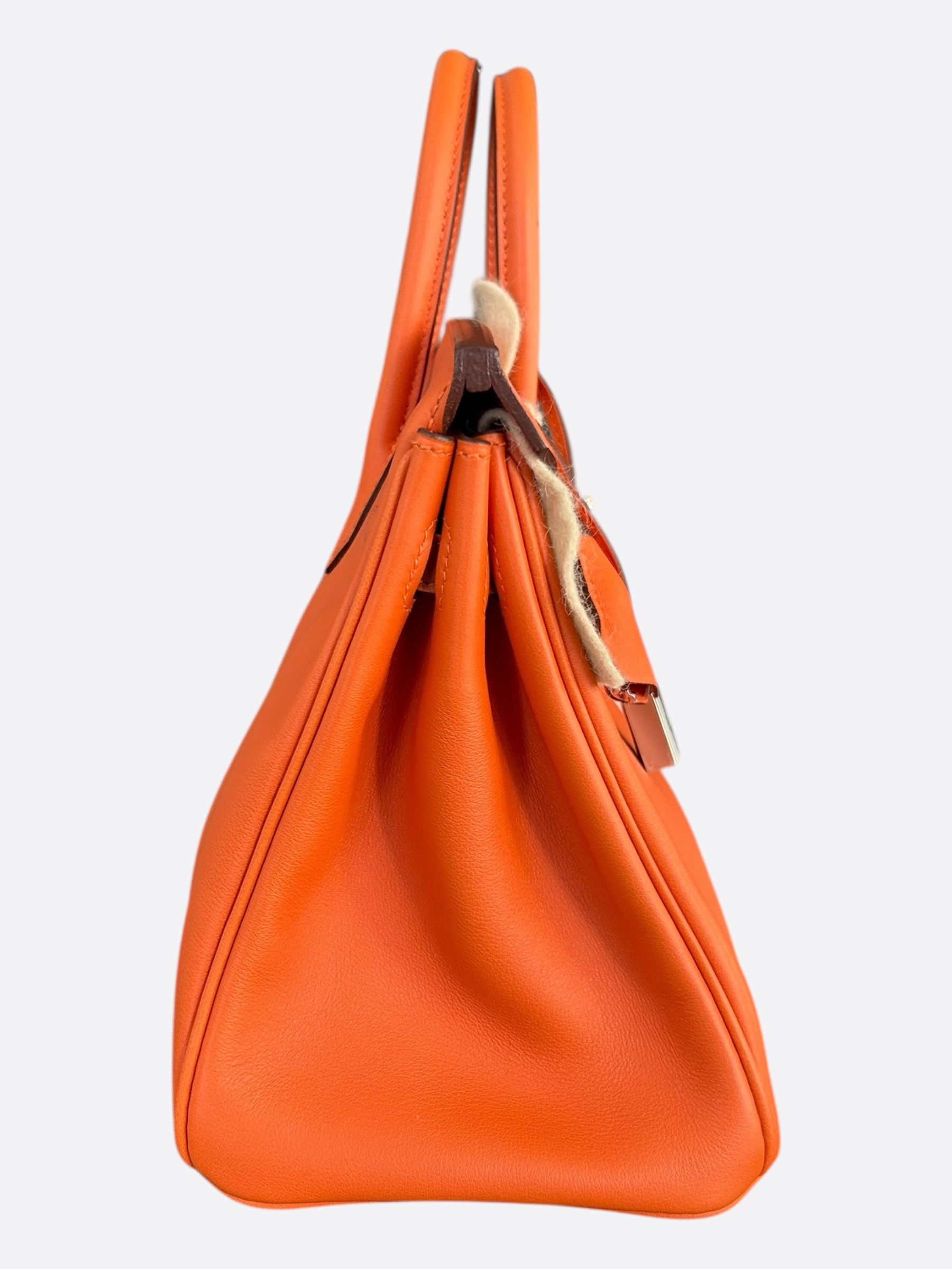 Hermes Hermes Orange Epsom & Palladium Hardware Birkin 25 Size ONE SIZE - 2 Thumbnail