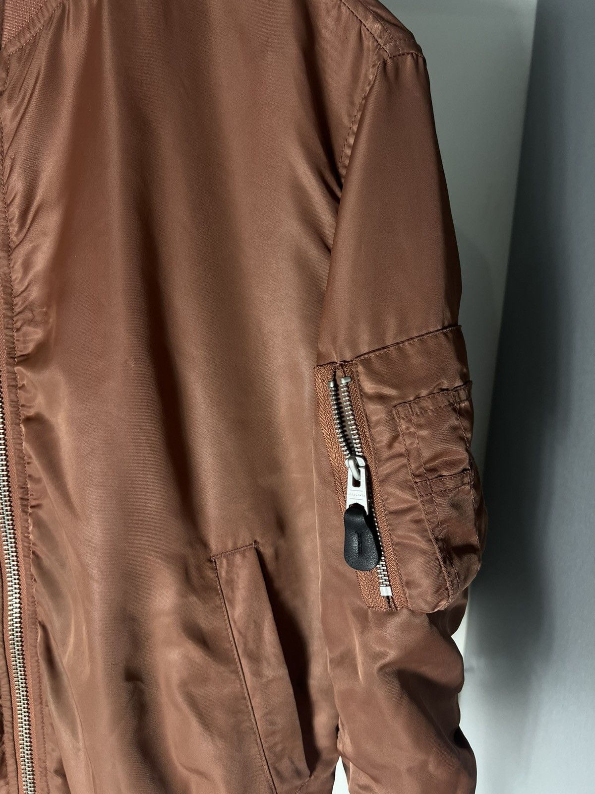 Allsaints VINTAGE ALLSAINTS MY BOMBER TALON ZIP JACKET DESIGNER Y2K Size US S / EU 44-46 / 1 - 10 Thumbnail
